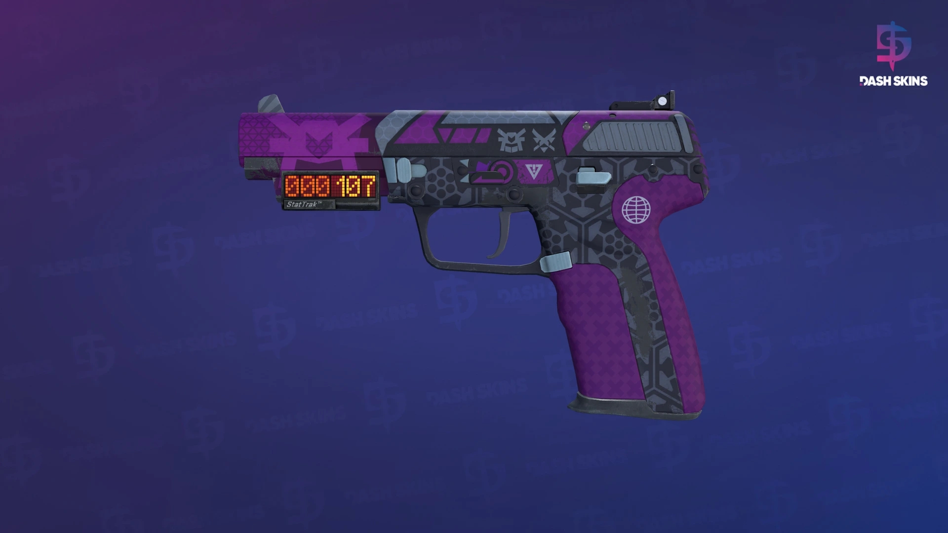 StatTrak™ Five-SeveN | Violent Daimyo (Field-Tested) Screenshot Playside