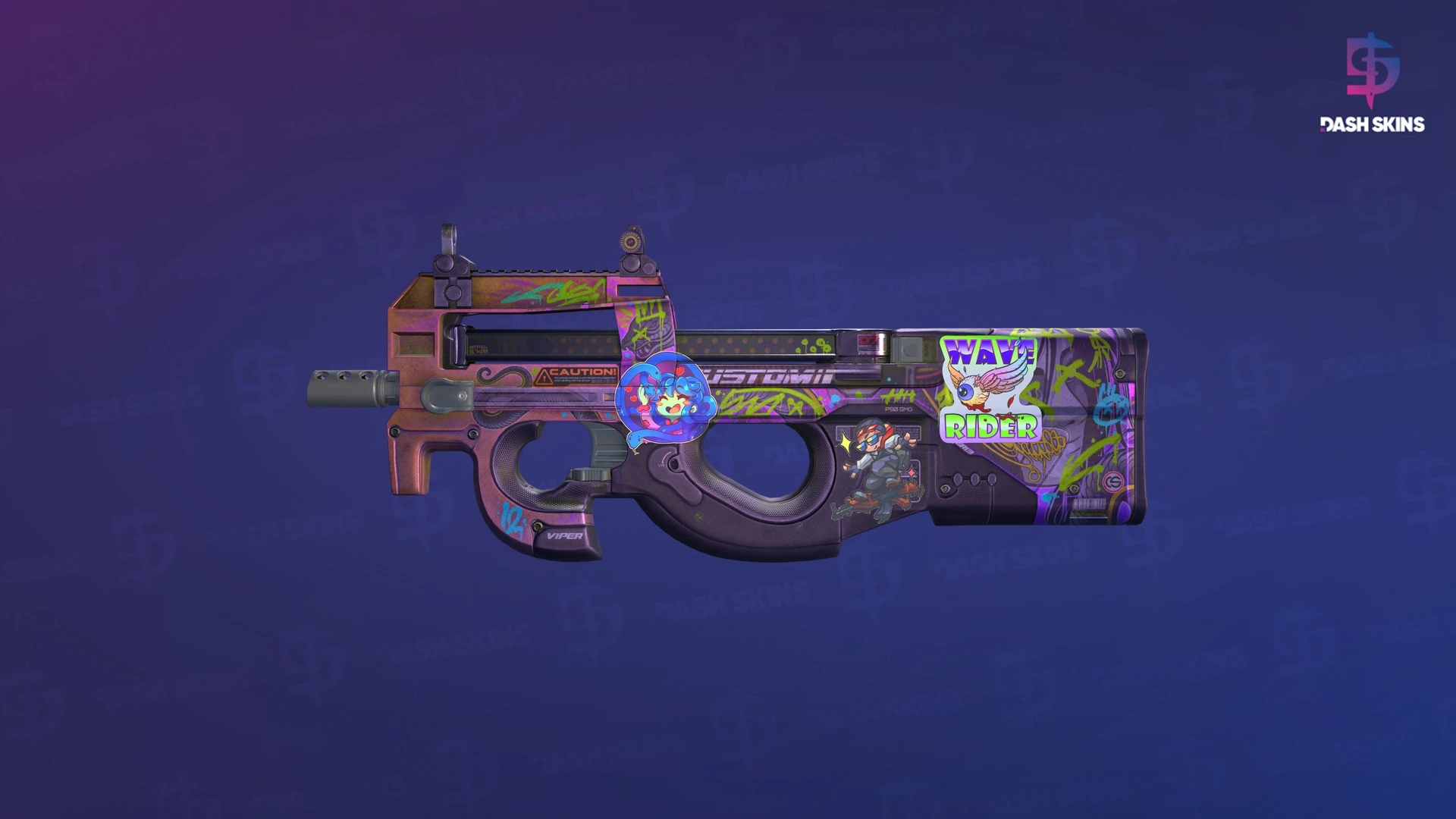 P90 | Neoqueen (Well-Worn) Screenshot Playside