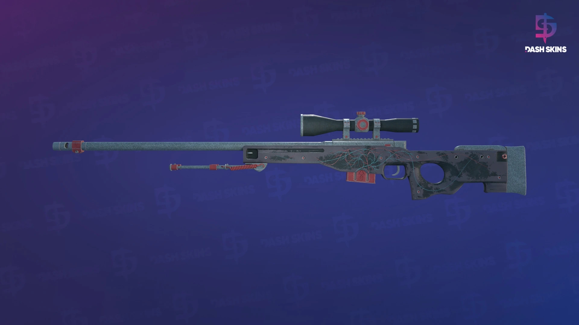 AWP | Capillary (Battle-Scarred) Screenshot Playside