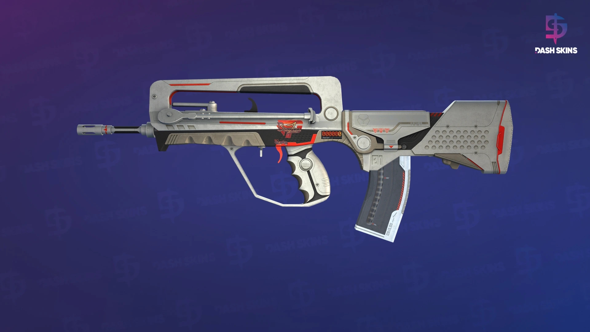 StatTrak™ FAMAS | Mecha Industries (Field-Tested) Screenshot Playside