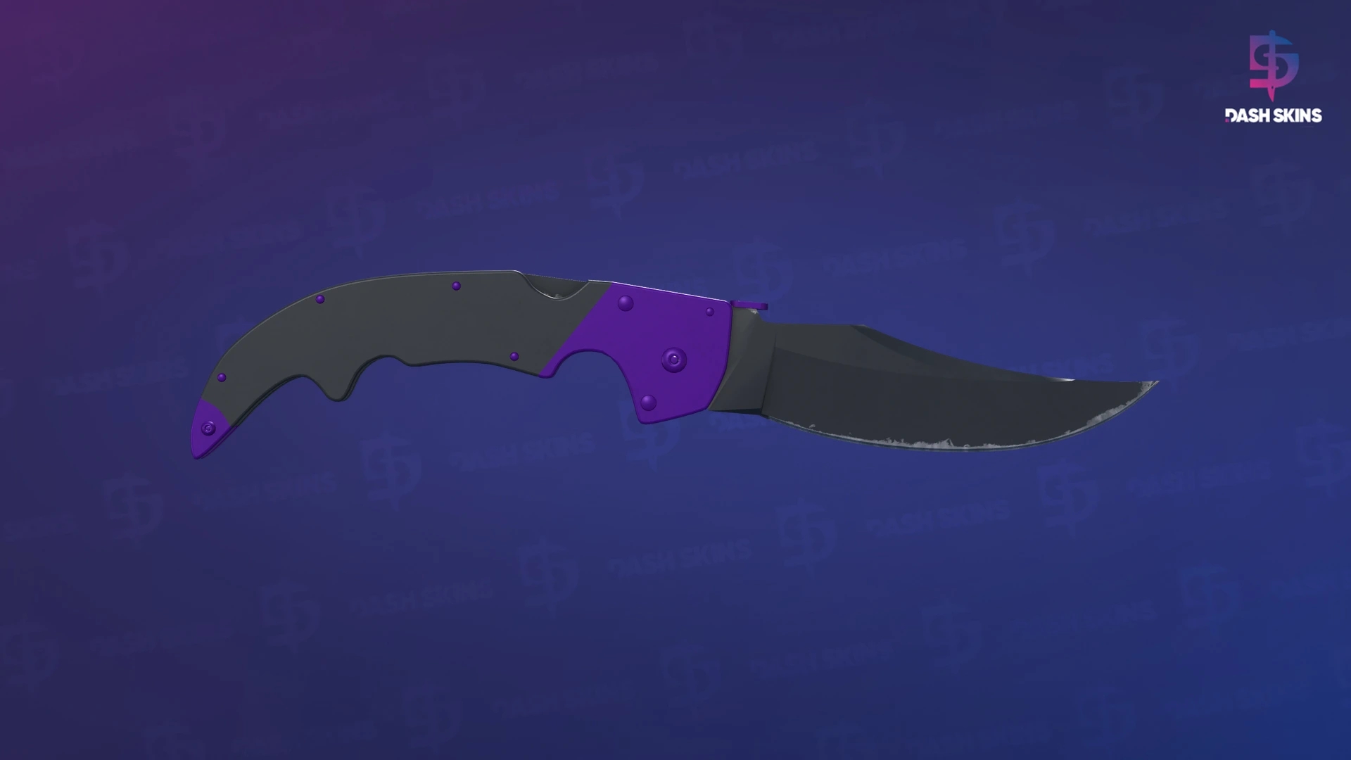 ★ Falchion Knife | Ultraviolet (Minimal Wear) Screenshot Playside