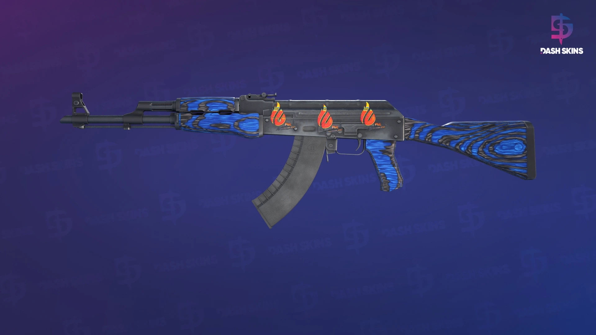 AK-47 | Blue Laminate (Factory New) Screenshot Playside