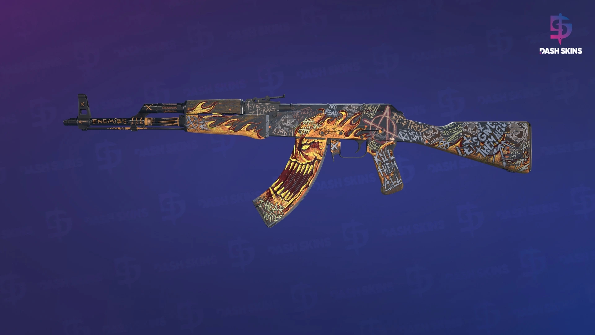 AK-47 | Searing Rage (Factory New) Screenshot Playside