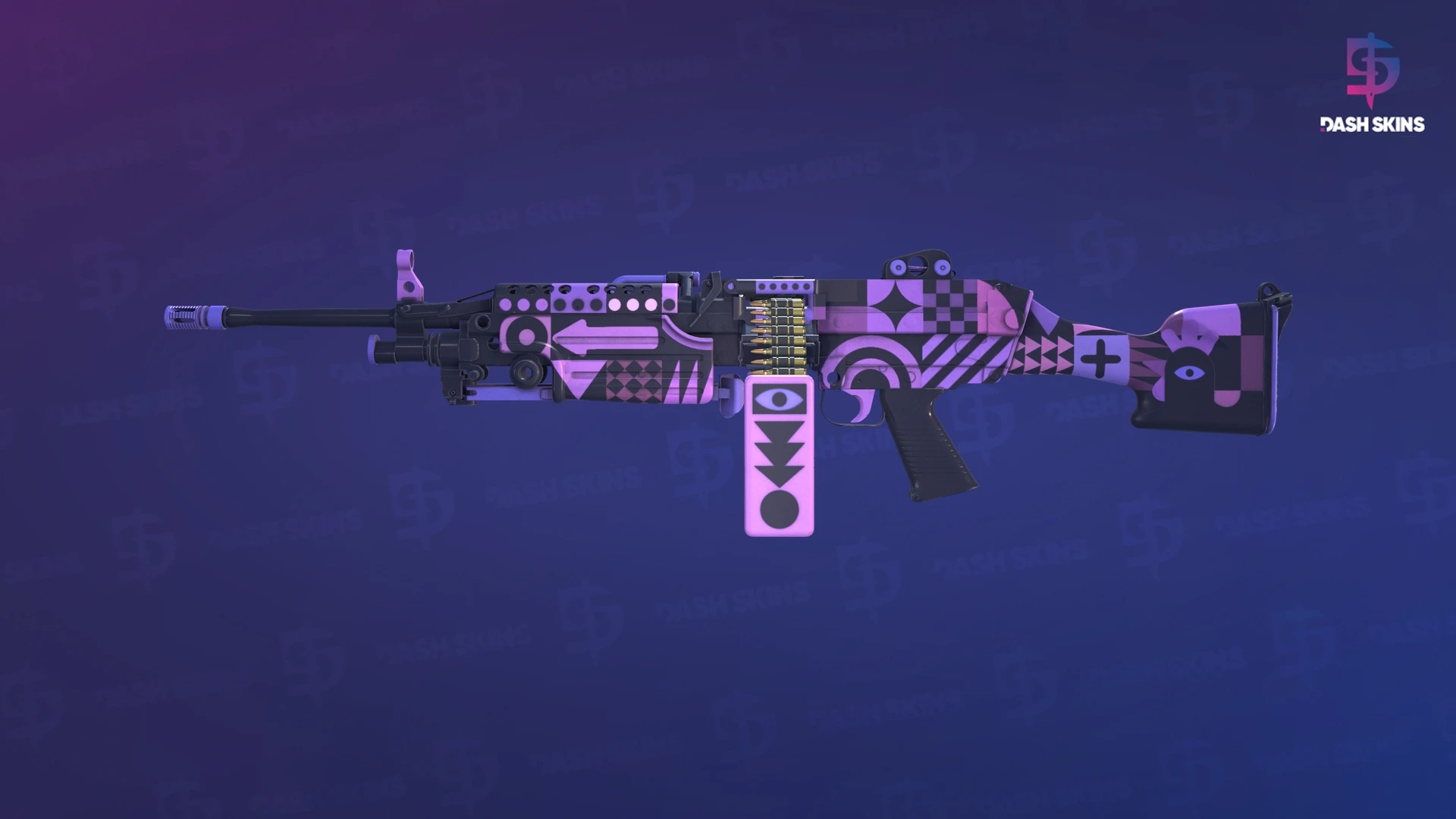M249 | Bock Blocks (Minimal Wear) Screenshot Playside