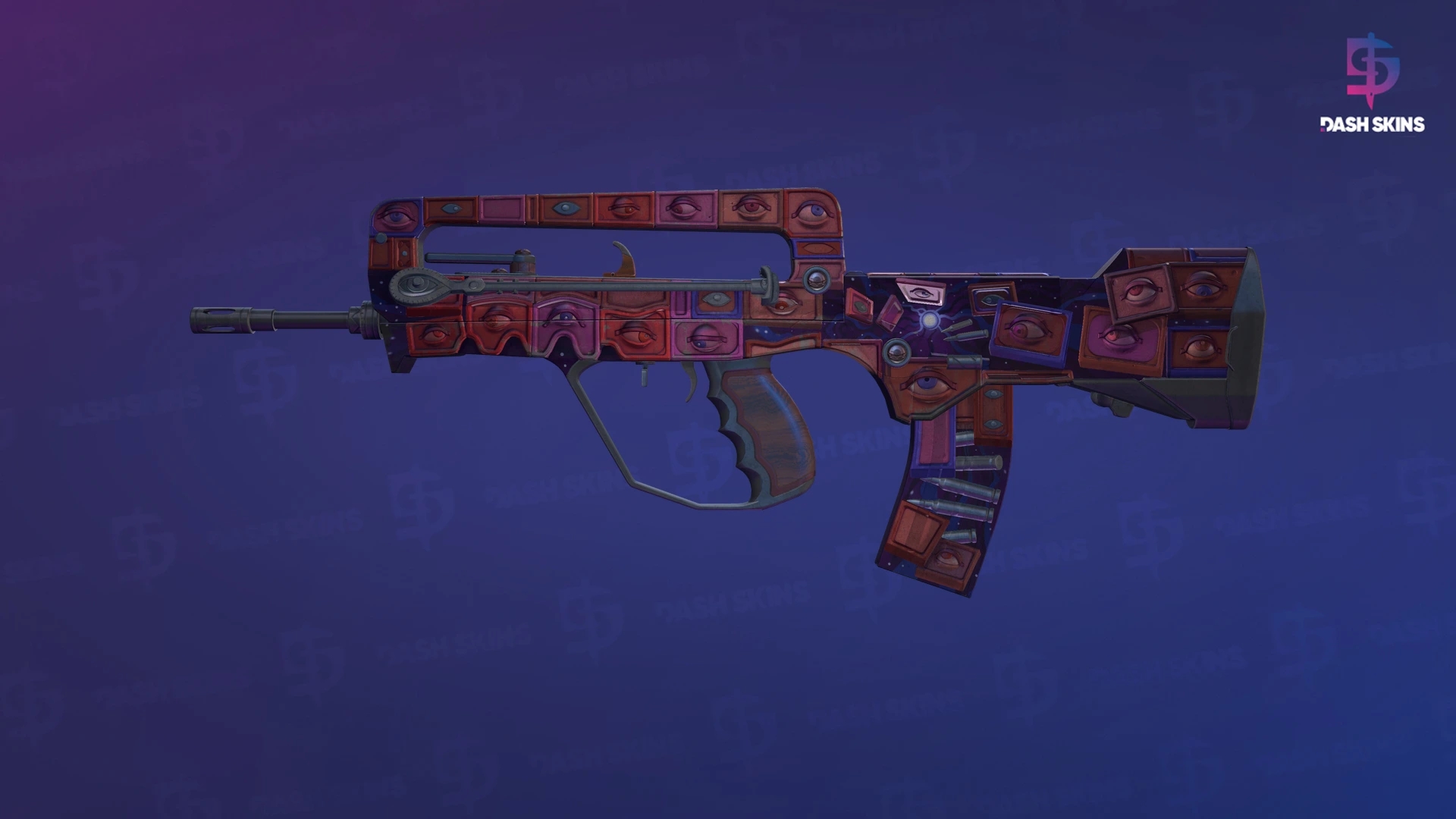 FAMAS | Rapid Eye Movement (Well-Worn) Screenshot Playside