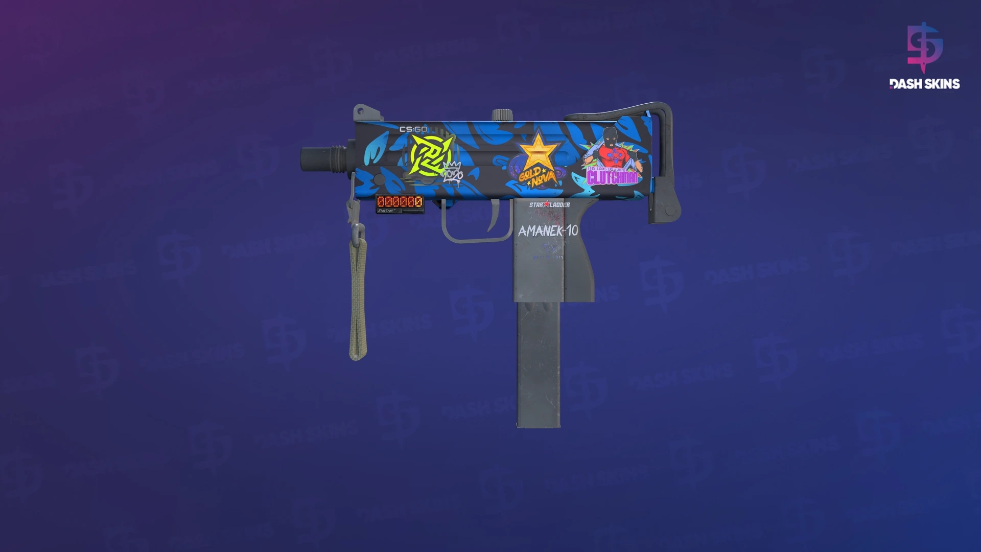 StatTrak™ MAC-10 | Oceanic (Factory New) Screenshot Playside