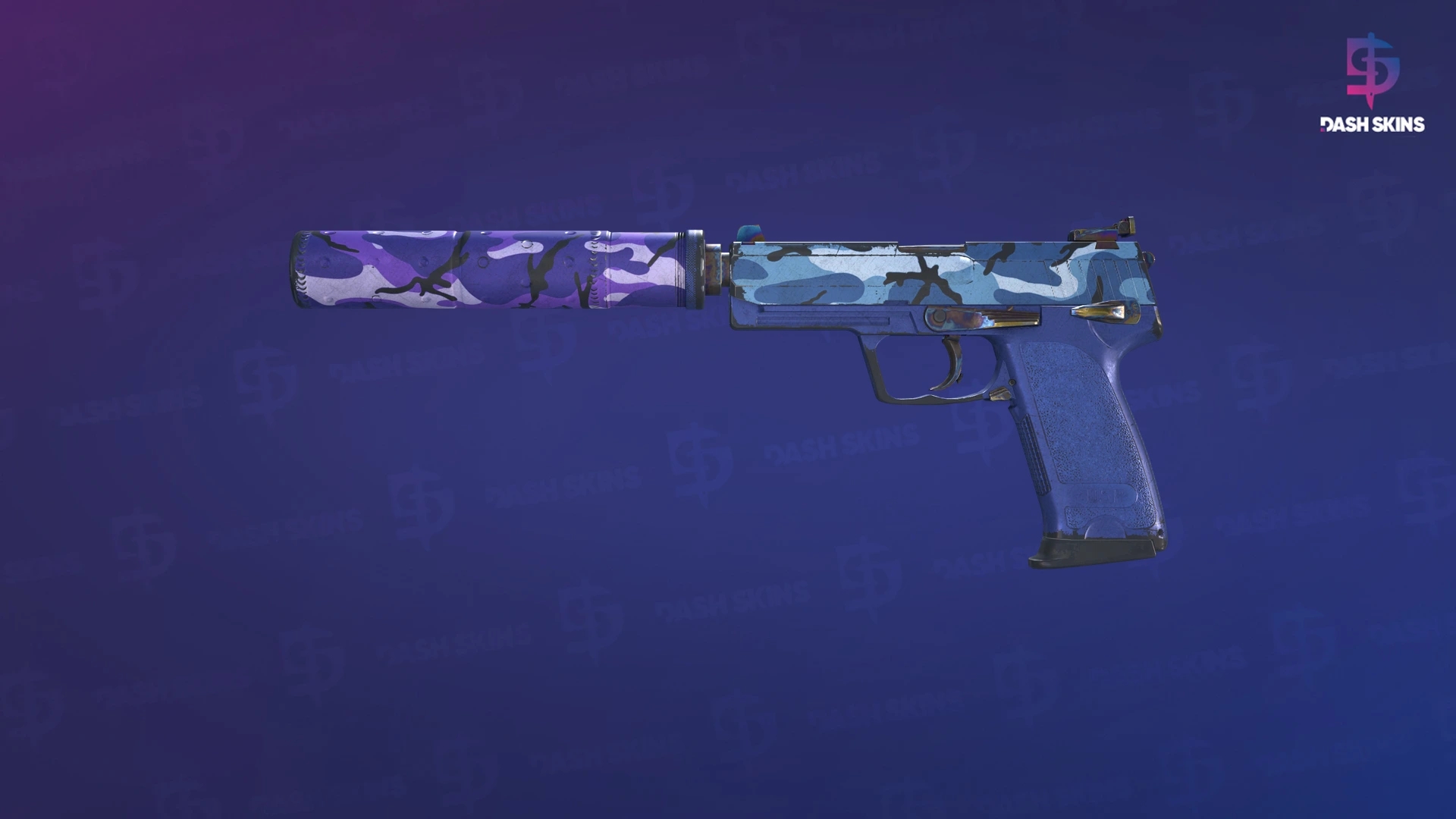 USP-S | Alpine Camo (Well-Worn) Screenshot Playside