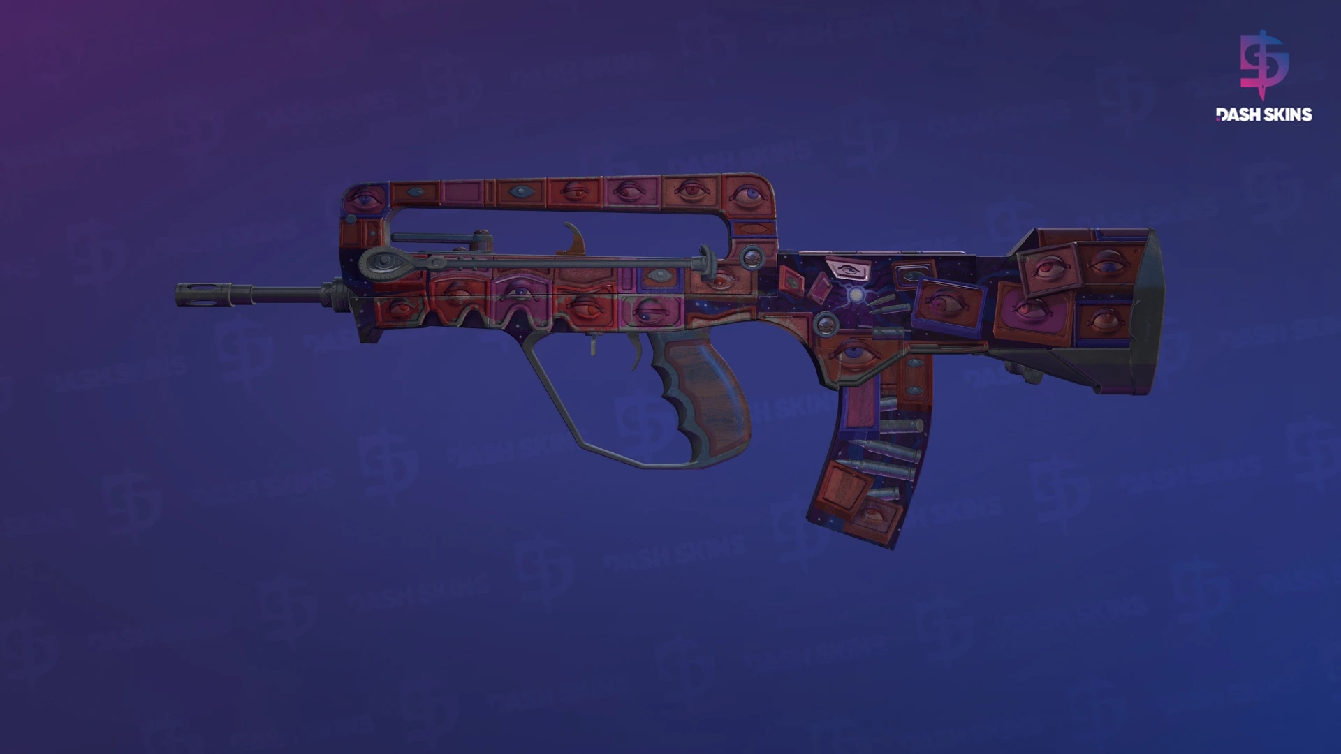 FAMAS | Rapid Eye Movement (Battle-Scarred) Screenshot Playside