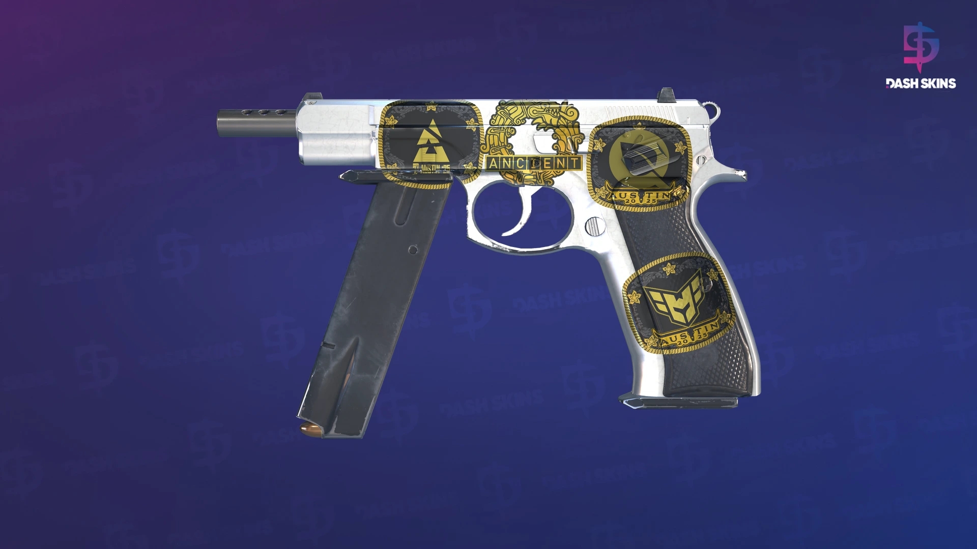 Souvenir CZ75-Auto | Silver (Minimal Wear) Screenshot Playside