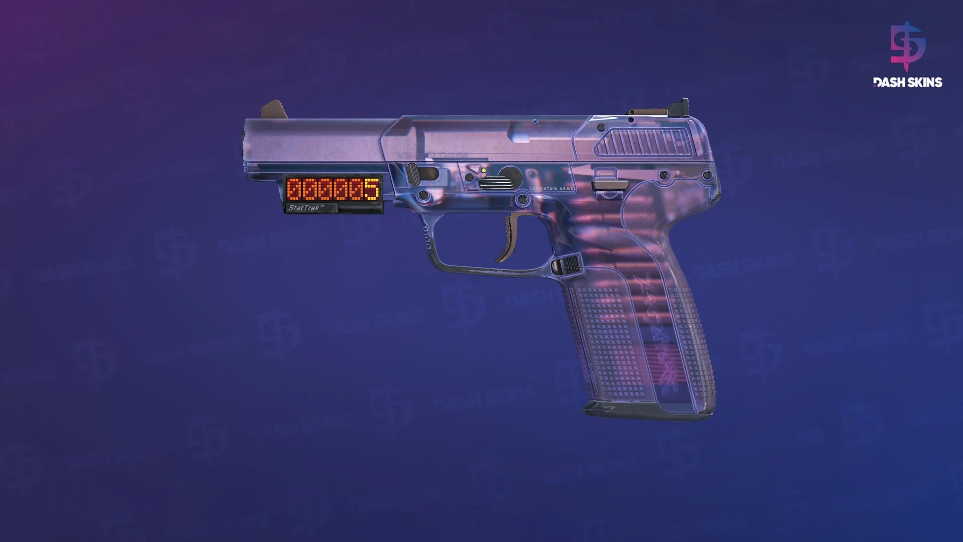 StatTrak™ Five-SeveN | Dark Polymer (Field-Tested) Screenshot Playside