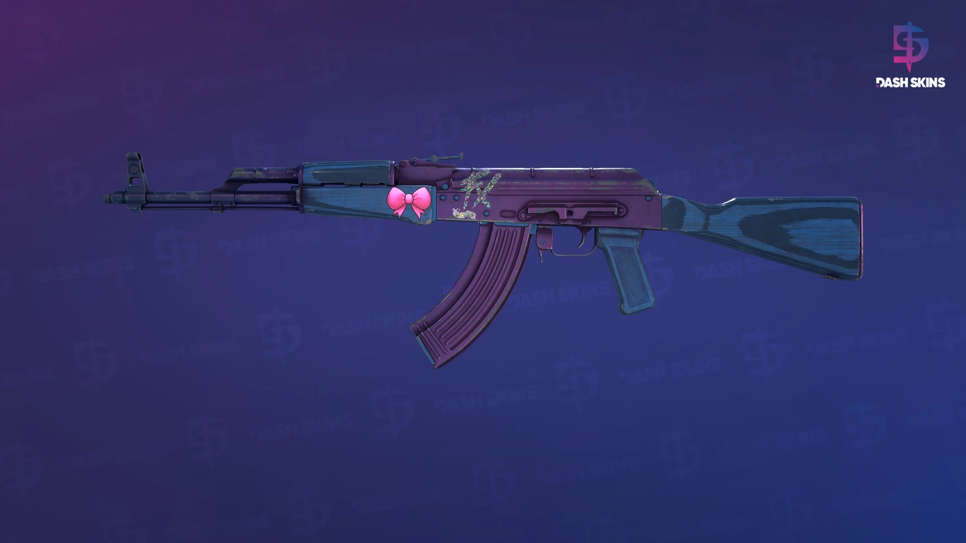 AK-47 | Midnight Laminate (Field-Tested) Screenshot Playside