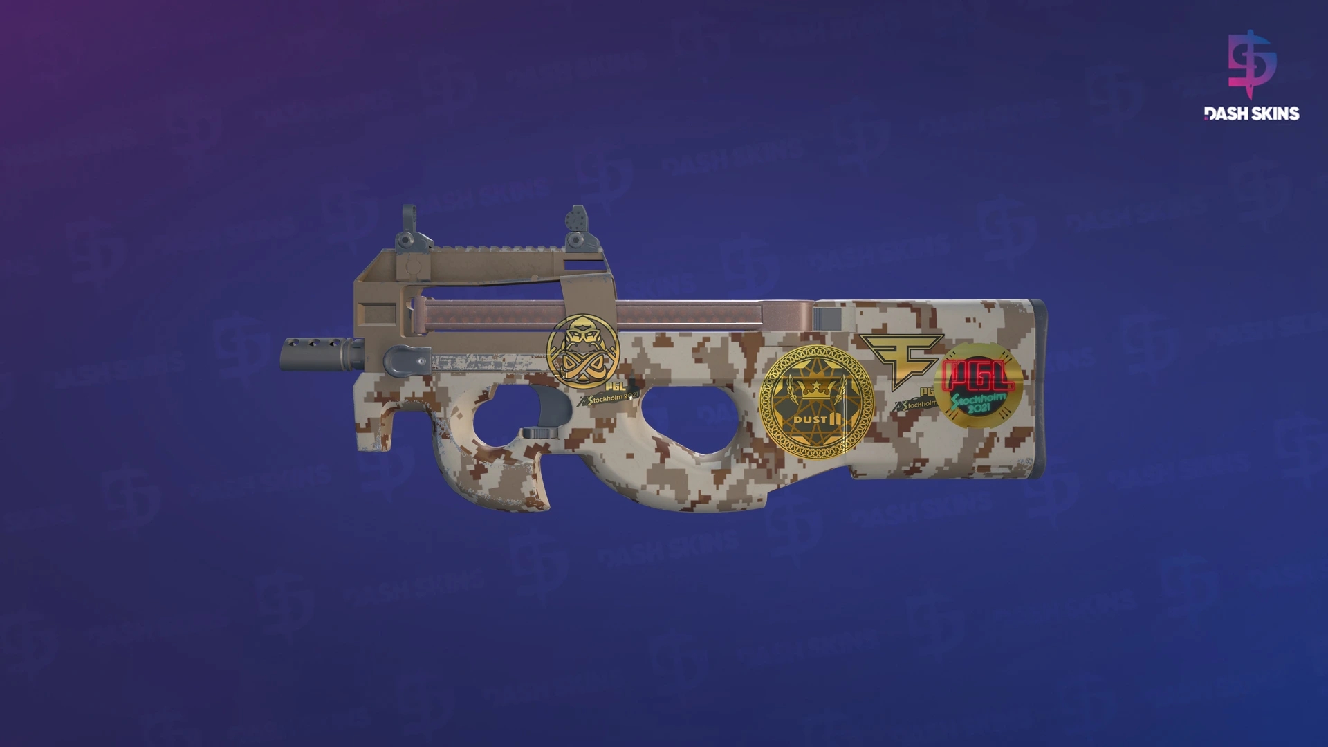 Souvenir P90 | Desert DDPAT (Factory New) Screenshot Playside