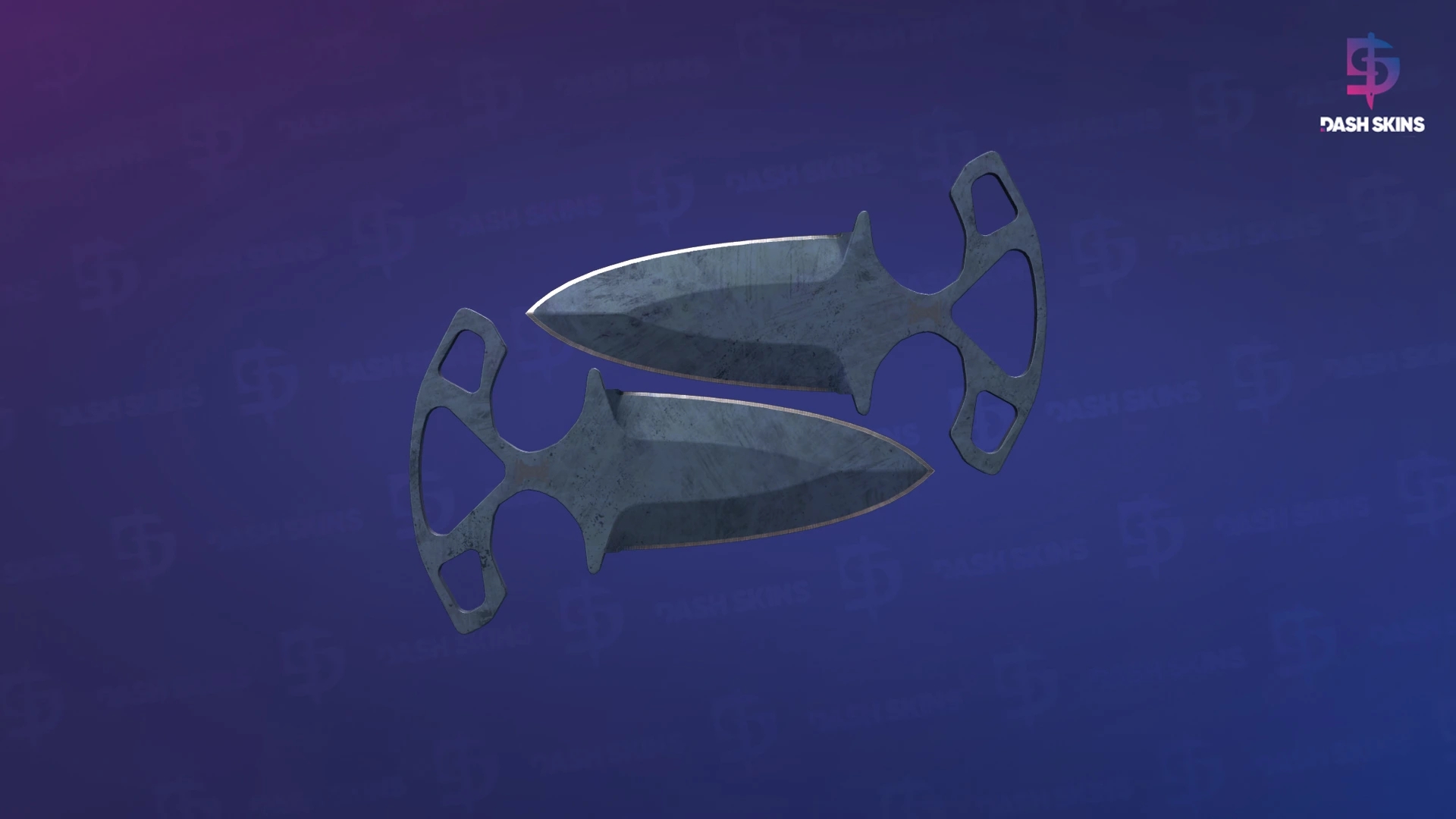 ★ Shadow Daggers | Blue Steel (Field-Tested) Screenshot Playside