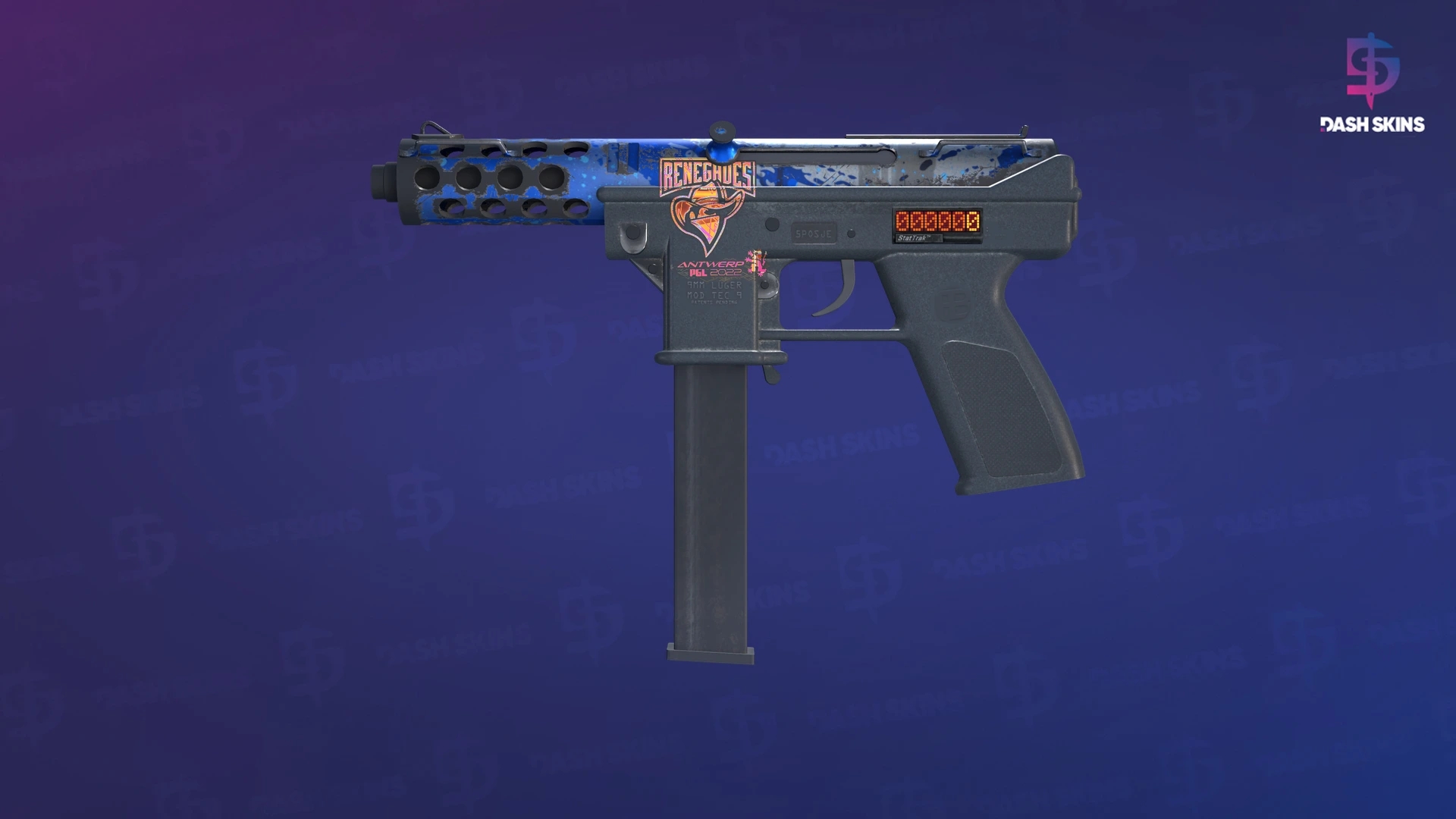 StatTrak™ Tec-9 | Ice Cap (Field-Tested) Screenshot Playside
