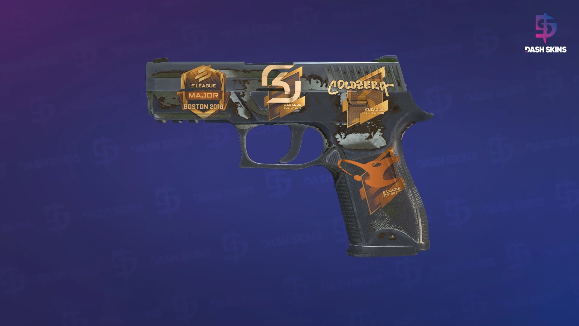 Souvenir P250 | Bone Mask (Battle-Scarred) Screenshot Playside
