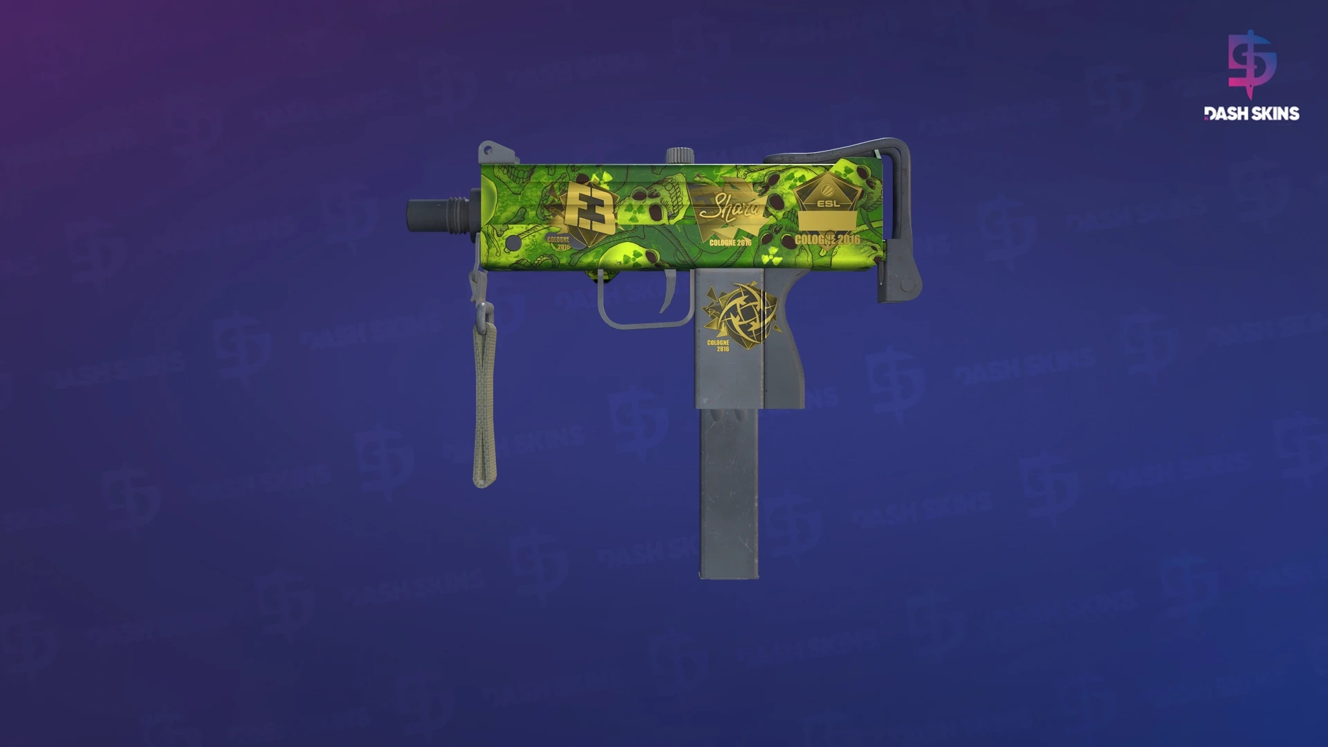 Souvenir MAC-10 | Nuclear Garden (Minimal Wear) Screenshot Playside