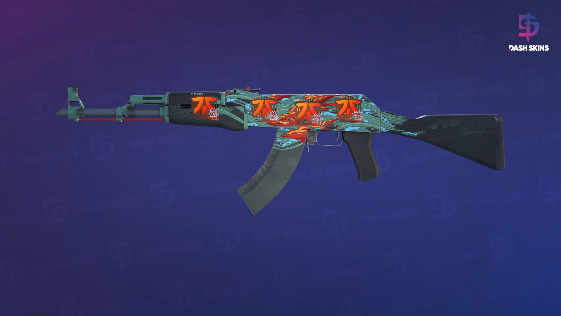 AK-47 | Aquamarine Revenge (Field-Tested) Screenshot Playside