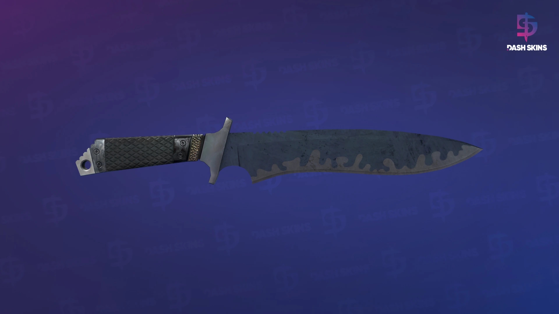★ Classic Knife | Blue Steel (Well-Worn) Screenshot Playside