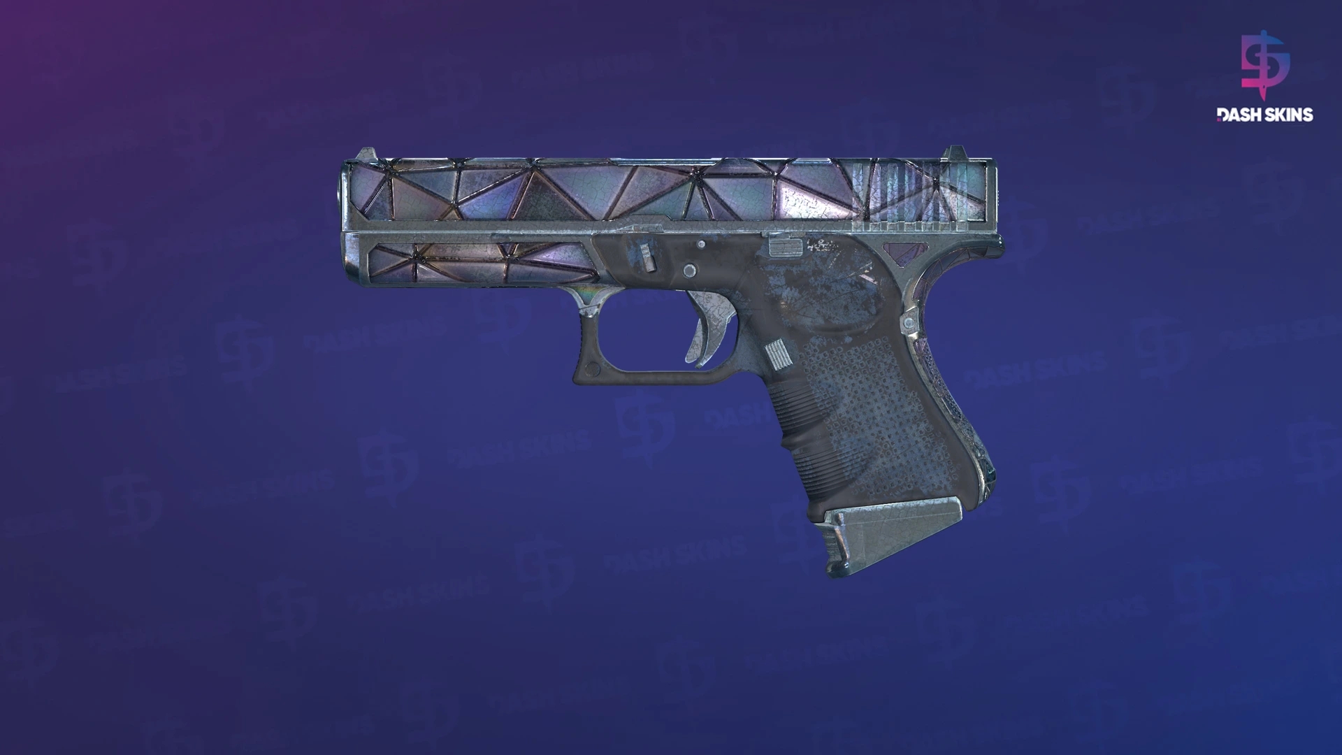 Glock-18 | Mirror Mosaic (Battle-Scarred) Screenshot Playside