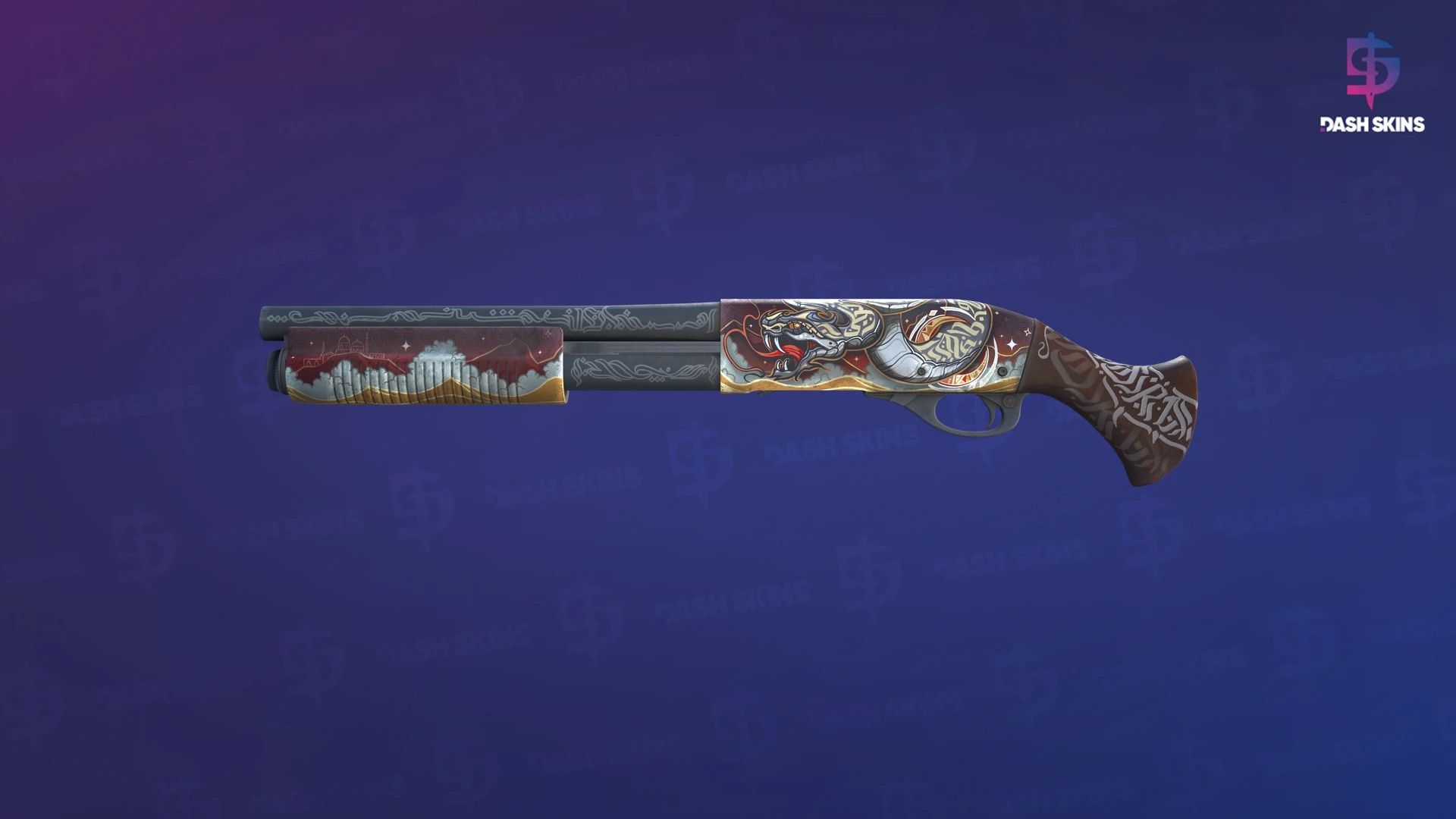 Sawed-Off | Lunar Wyrm (Minimal Wear) Screenshot Playside