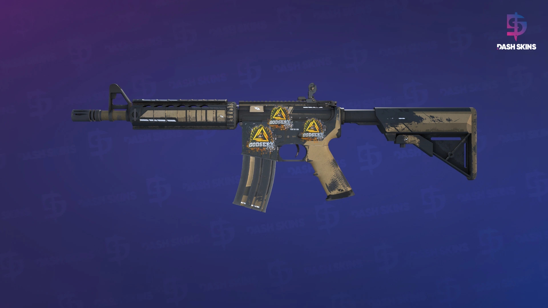 M4A4 | Desert-Strike (Field-Tested) Screenshot Playside