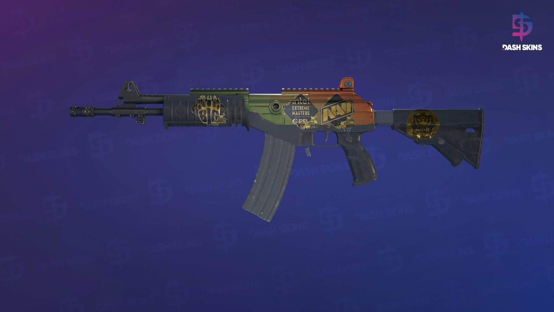 Souvenir Galil AR | Amber Fade (Factory New) Screenshot Playside