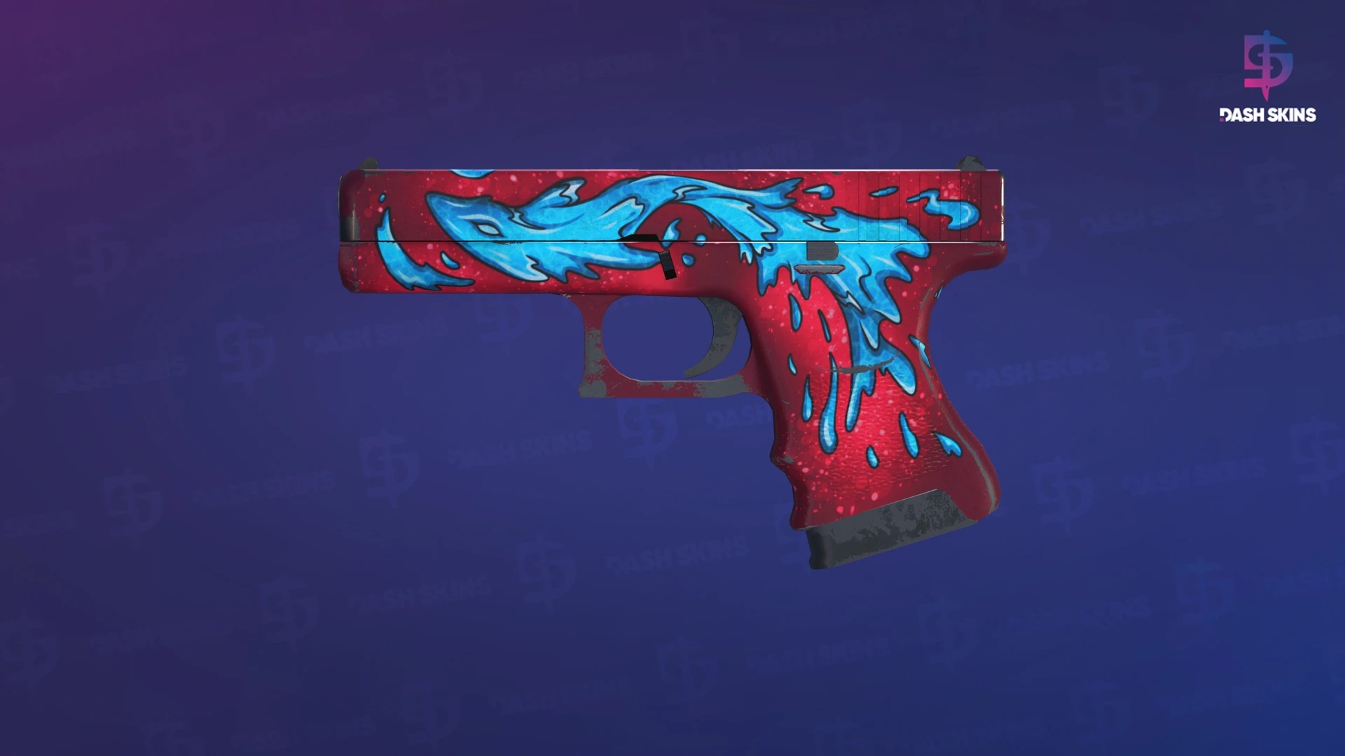 Glock-18 | Water Elemental (Field-Tested) Screenshot Playside
