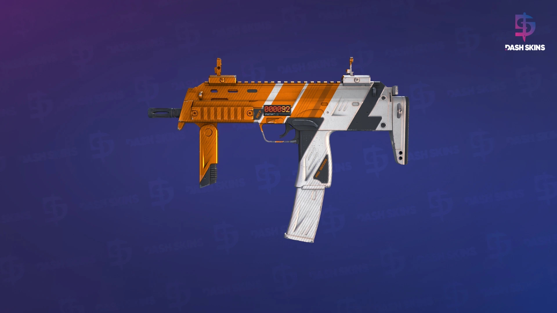 StatTrak™ MP7 | Amberline (Field-Tested) Screenshot Playside