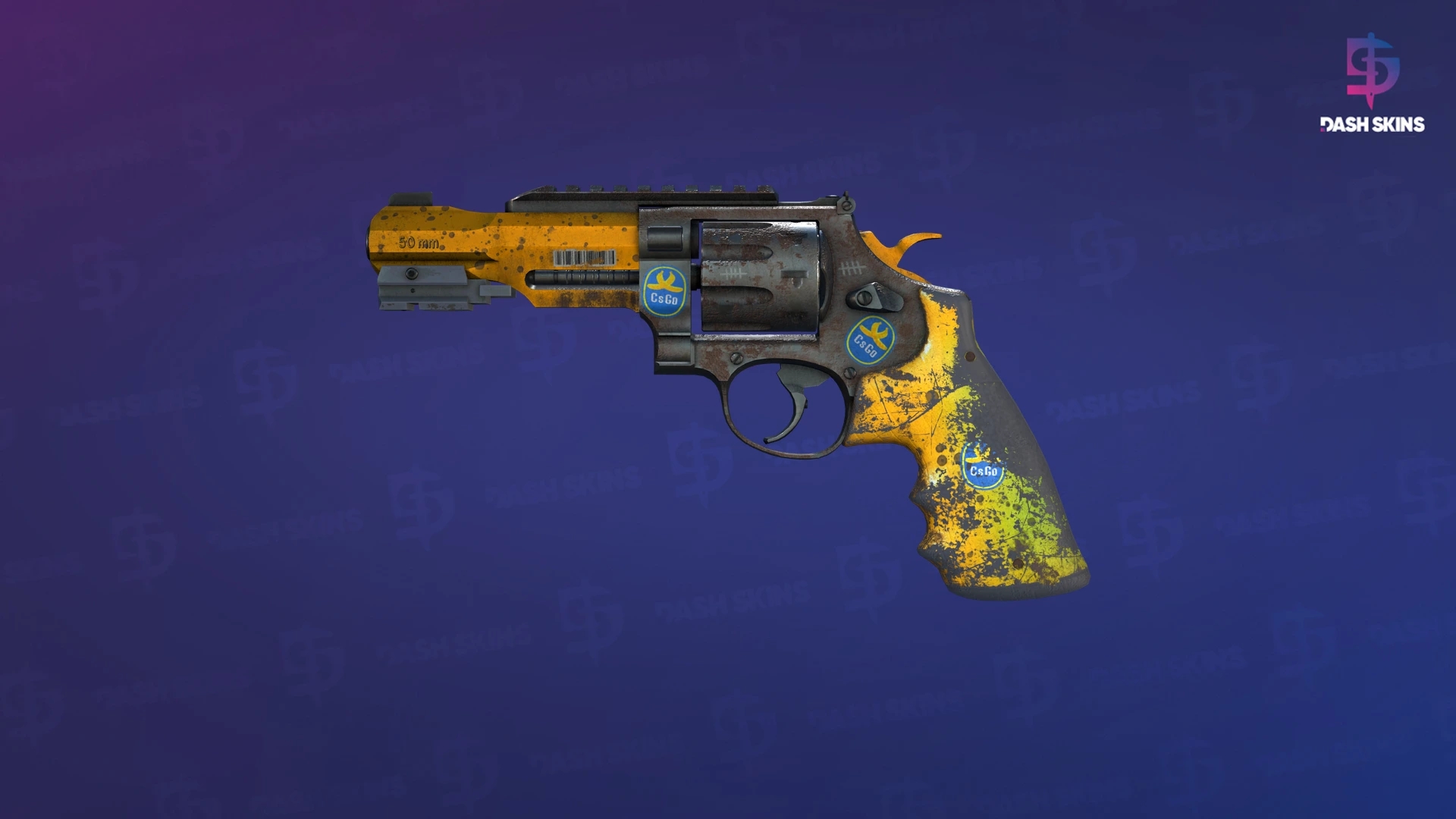 R8 Revolver | Banana Cannon (Well-Worn) Screenshot Playside
