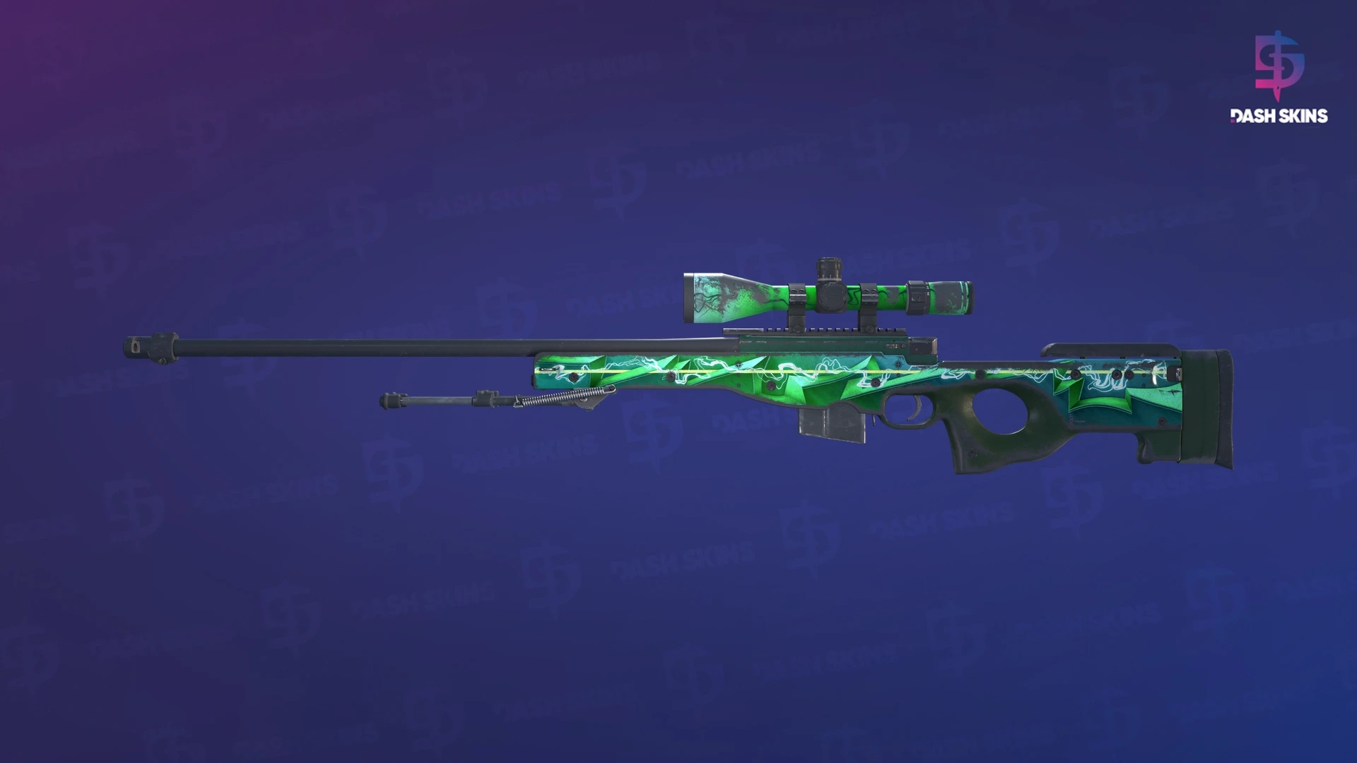 AWP | Green Energy (Battle-Scarred) Screenshot Playside