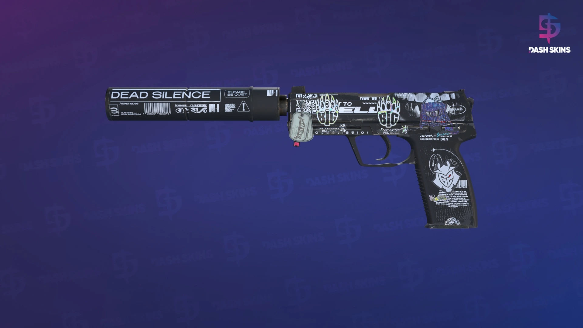 USP-S | Ticket to Hell (Field-Tested) Screenshot Playside