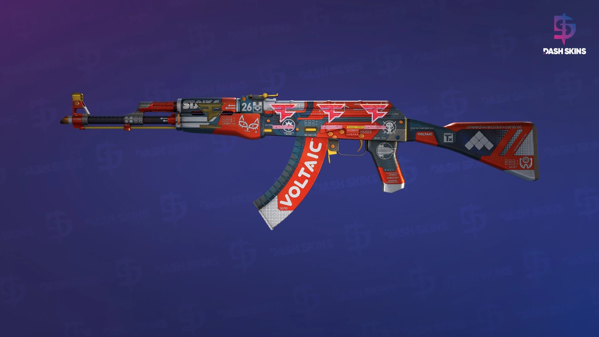 AK-47 | Bloodsport (Minimal Wear) Screenshot Playside