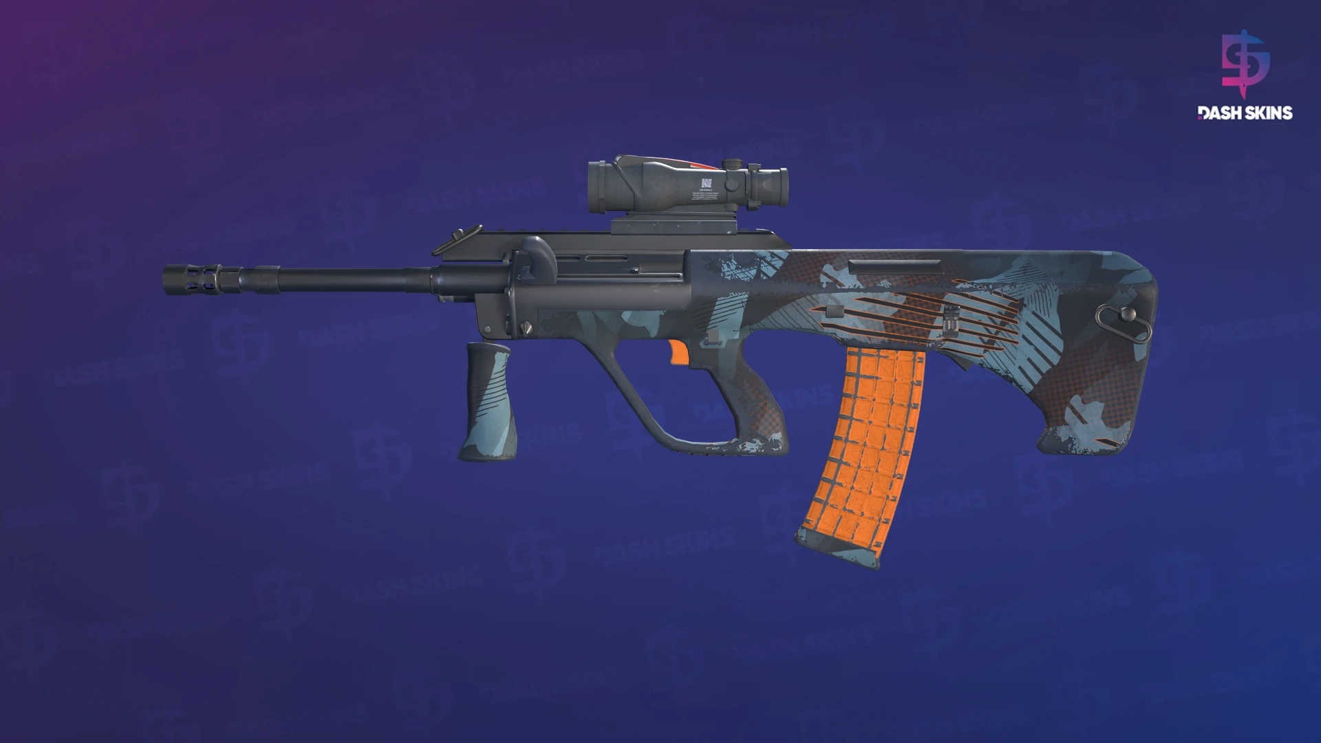 AUG | Amber Slipstream (Field-Tested) Screenshot Playside