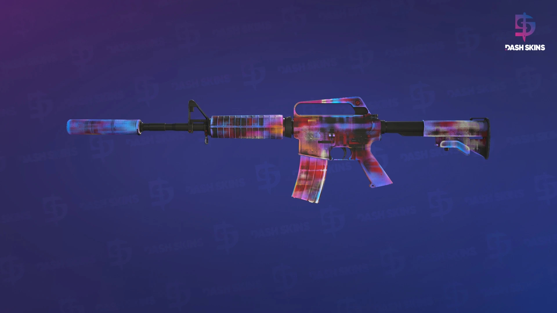 M4A1-S | Glitched Paint (Minimal Wear) Screenshot Playside