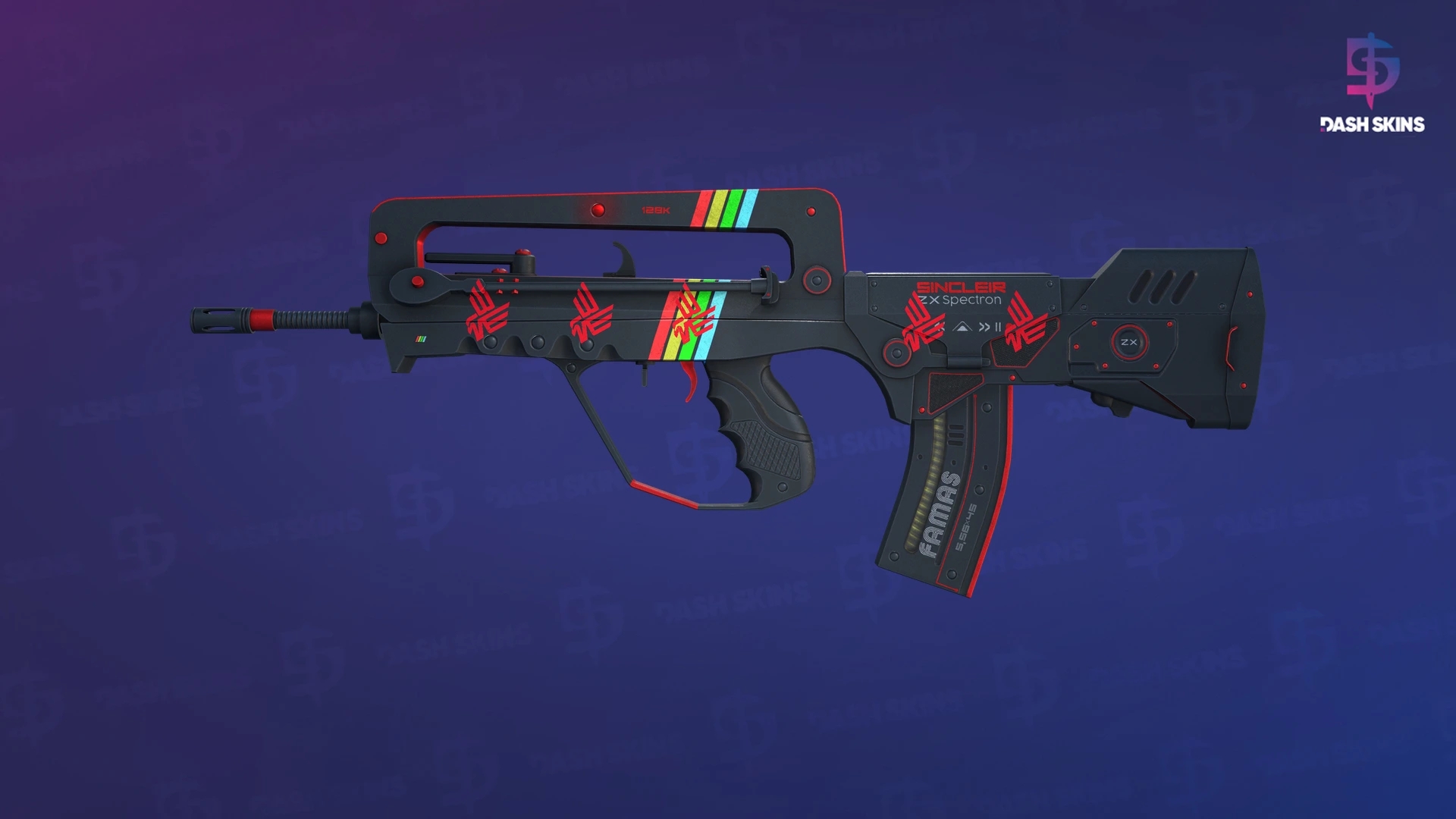 FAMAS | ZX Spectron (Battle-Scarred) Screenshot Playside