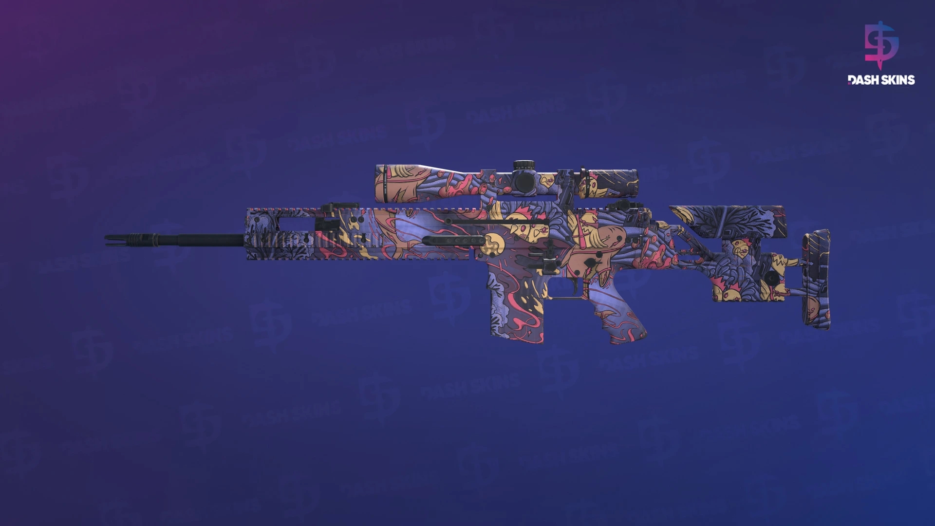 SCAR-20 | Poultrygeist (Factory New) Screenshot Playside