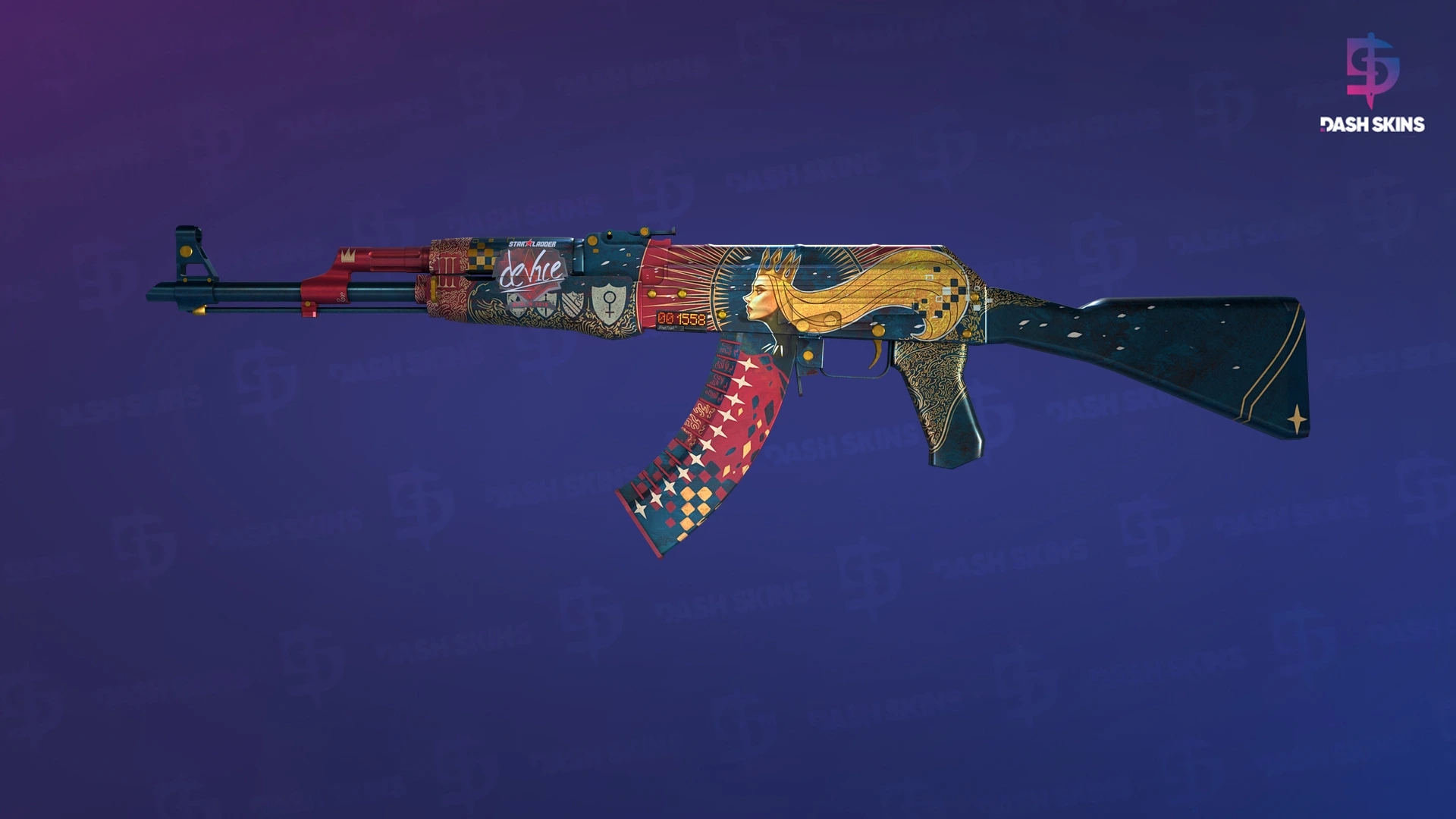 StatTrak™ AK-47 | The Empress (Field-Tested) Screenshot Playside