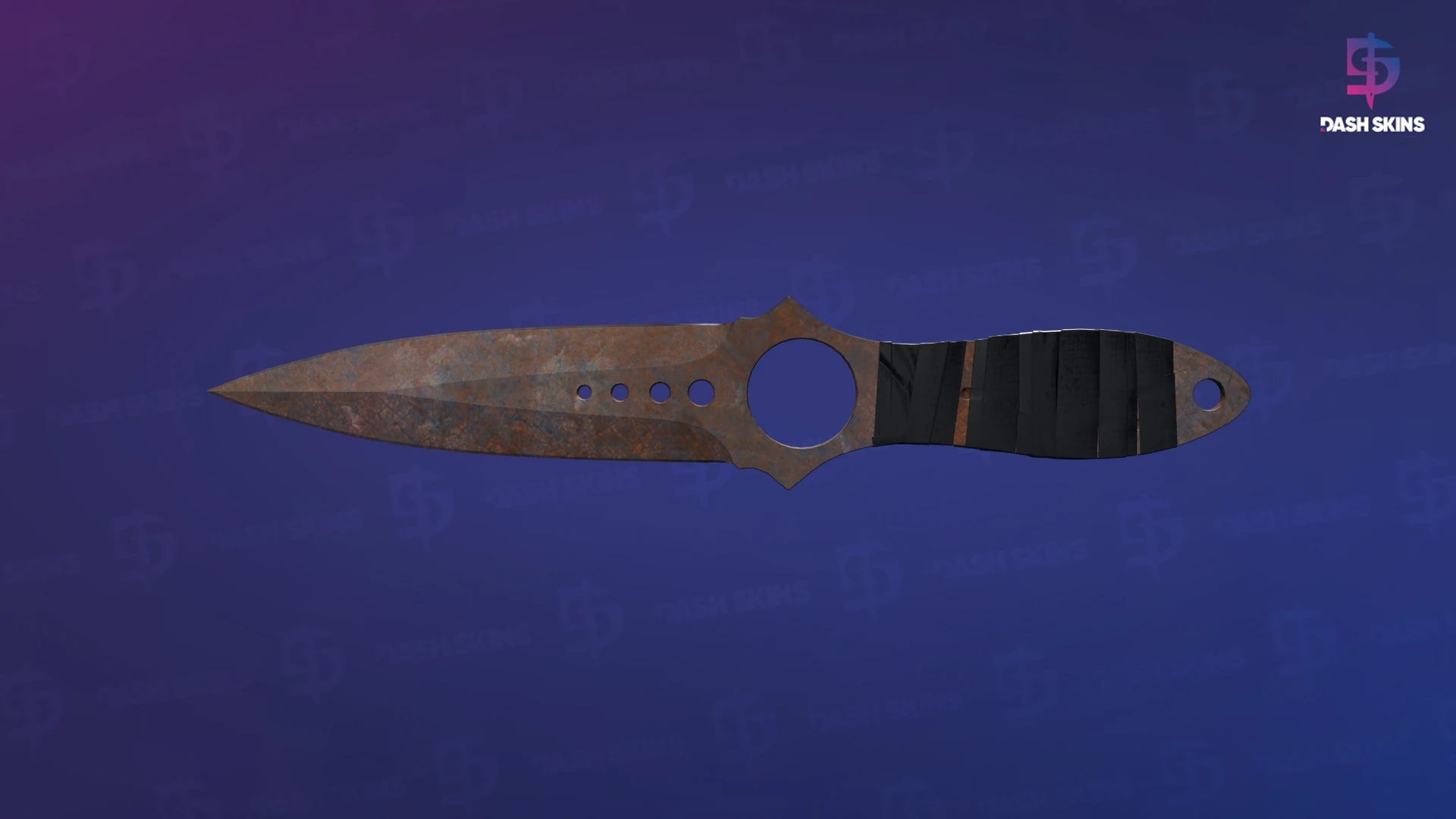 ★ Skeleton Knife | Rust Coat (Battle-Scarred) Screenshot Playside
