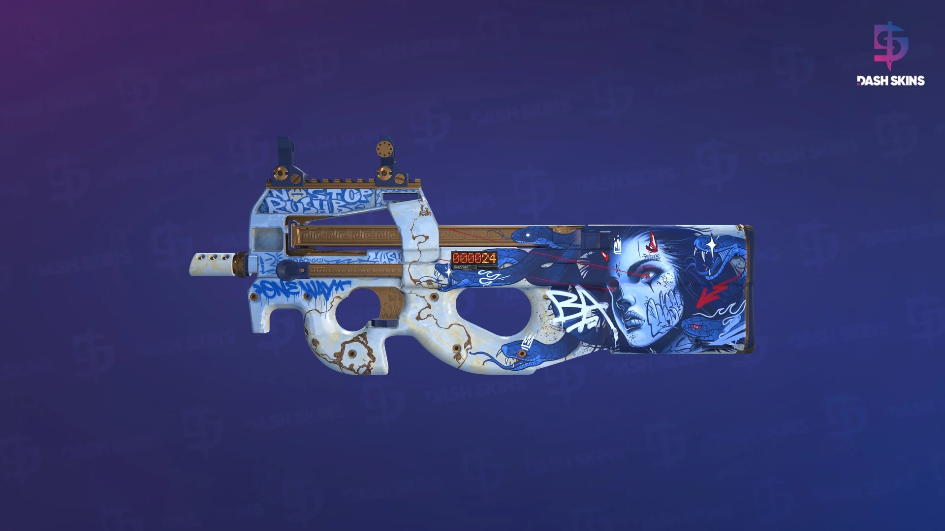 StatTrak™ P90 | Deathgaze (Factory New) Screenshot Playside