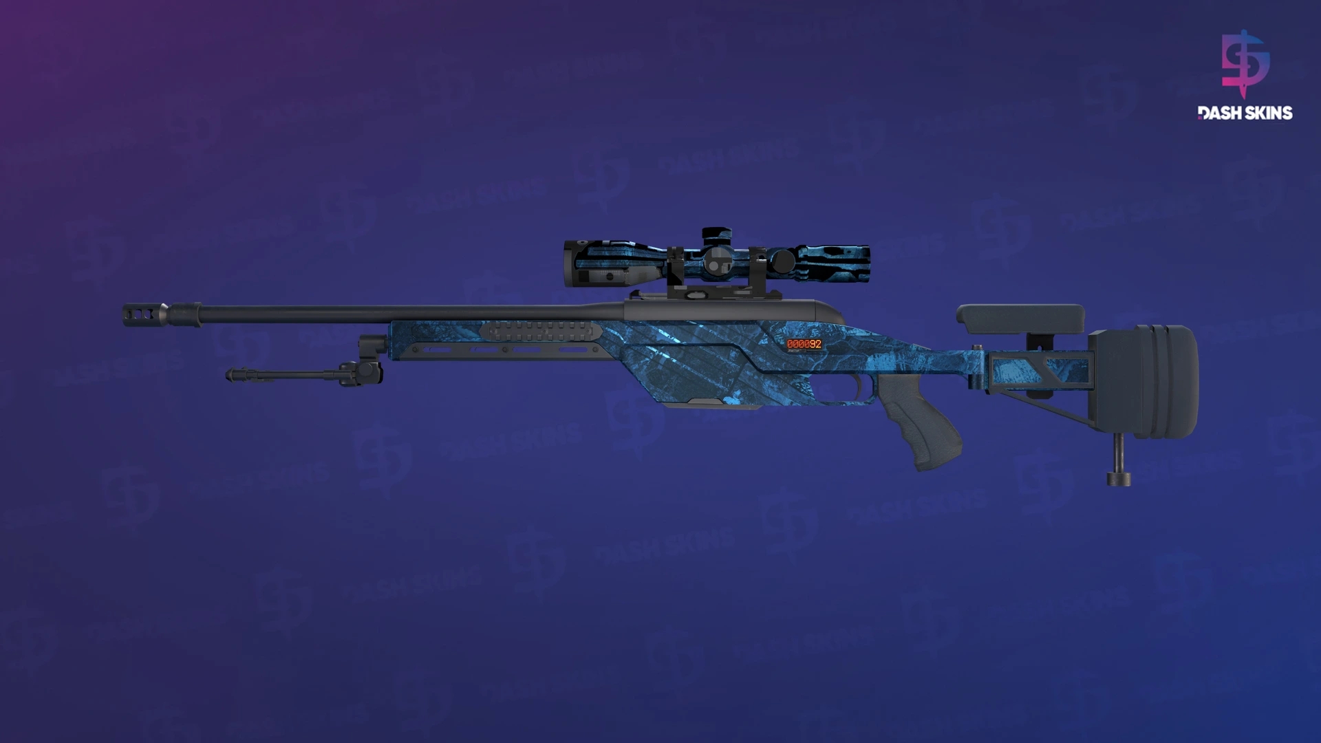 StatTrak™ SSG 08 | Abyss (Minimal Wear) Screenshot Playside