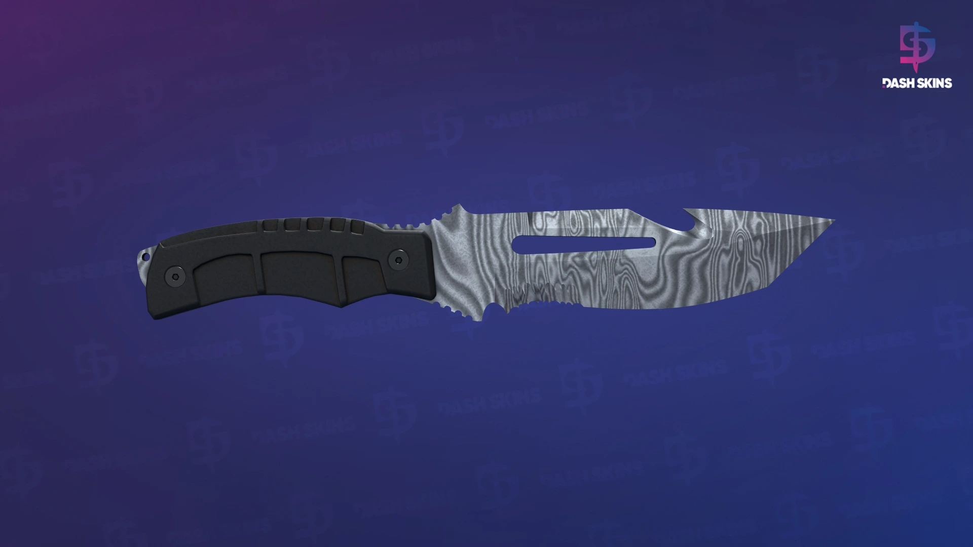 ★ Survival Knife | Damascus Steel (Field-Tested) Screenshot Playside