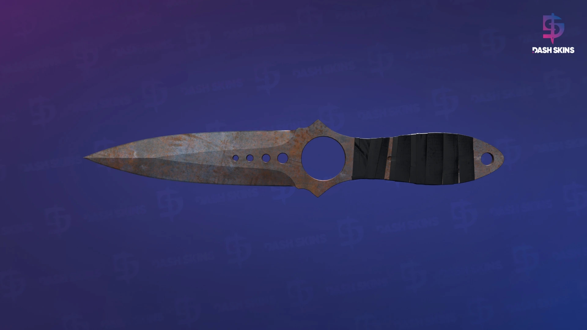 ★ Skeleton Knife | Rust Coat (Battle-Scarred) Screenshot Playside