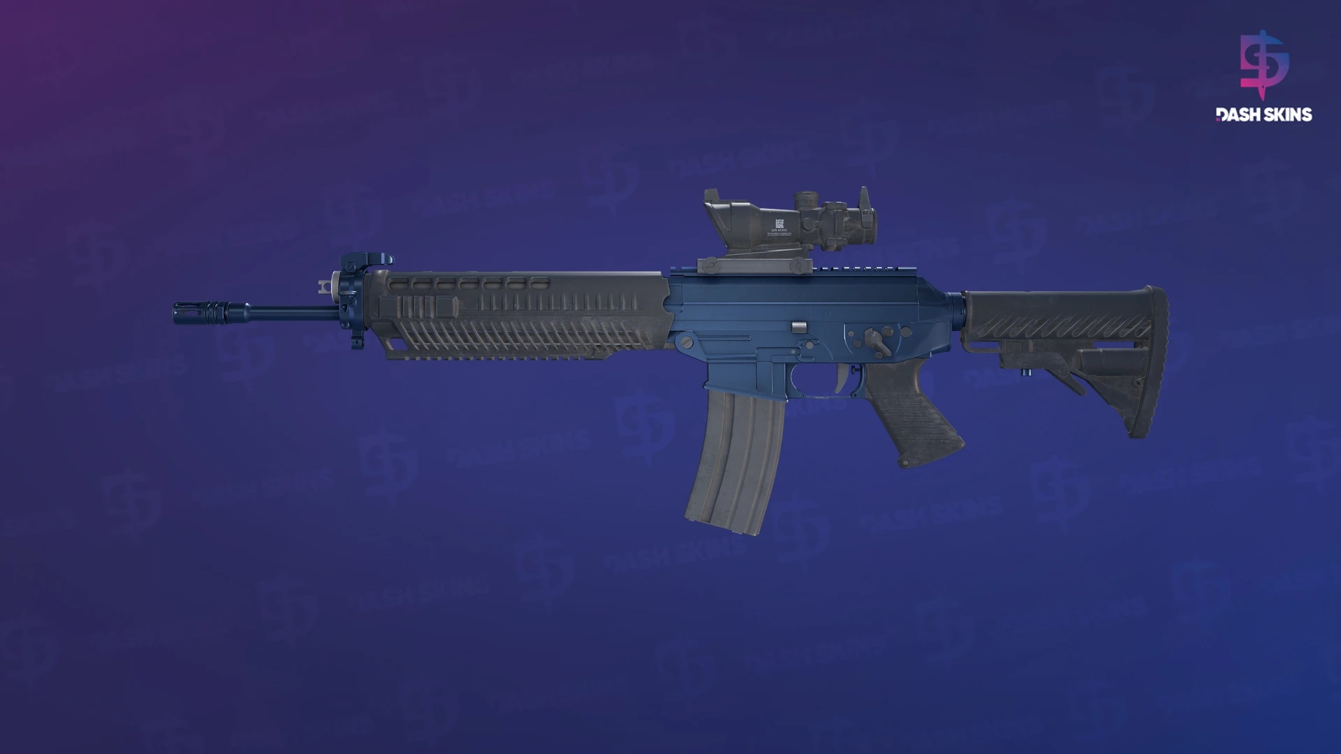 SG 553 | Anodized Navy (Factory New) Screenshot Playside