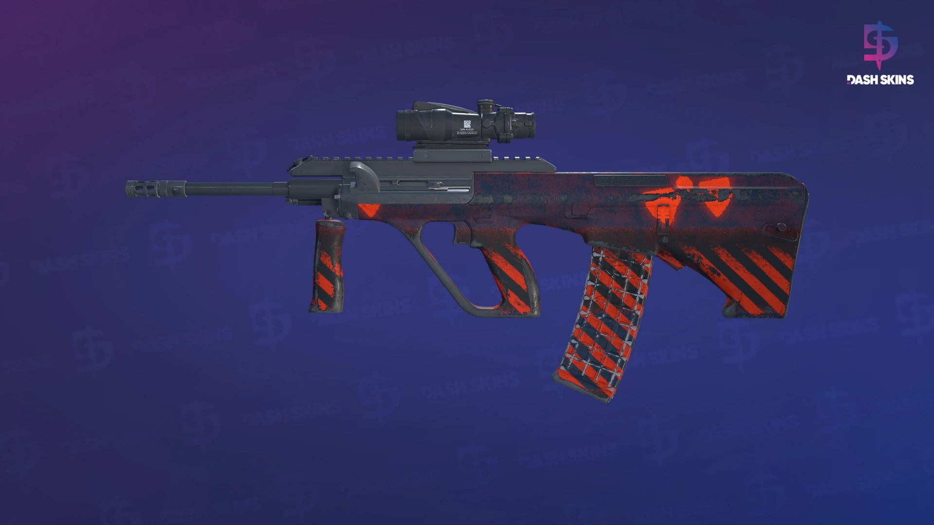 AUG | Radiation Hazard (Field-Tested) Screenshot Playside
