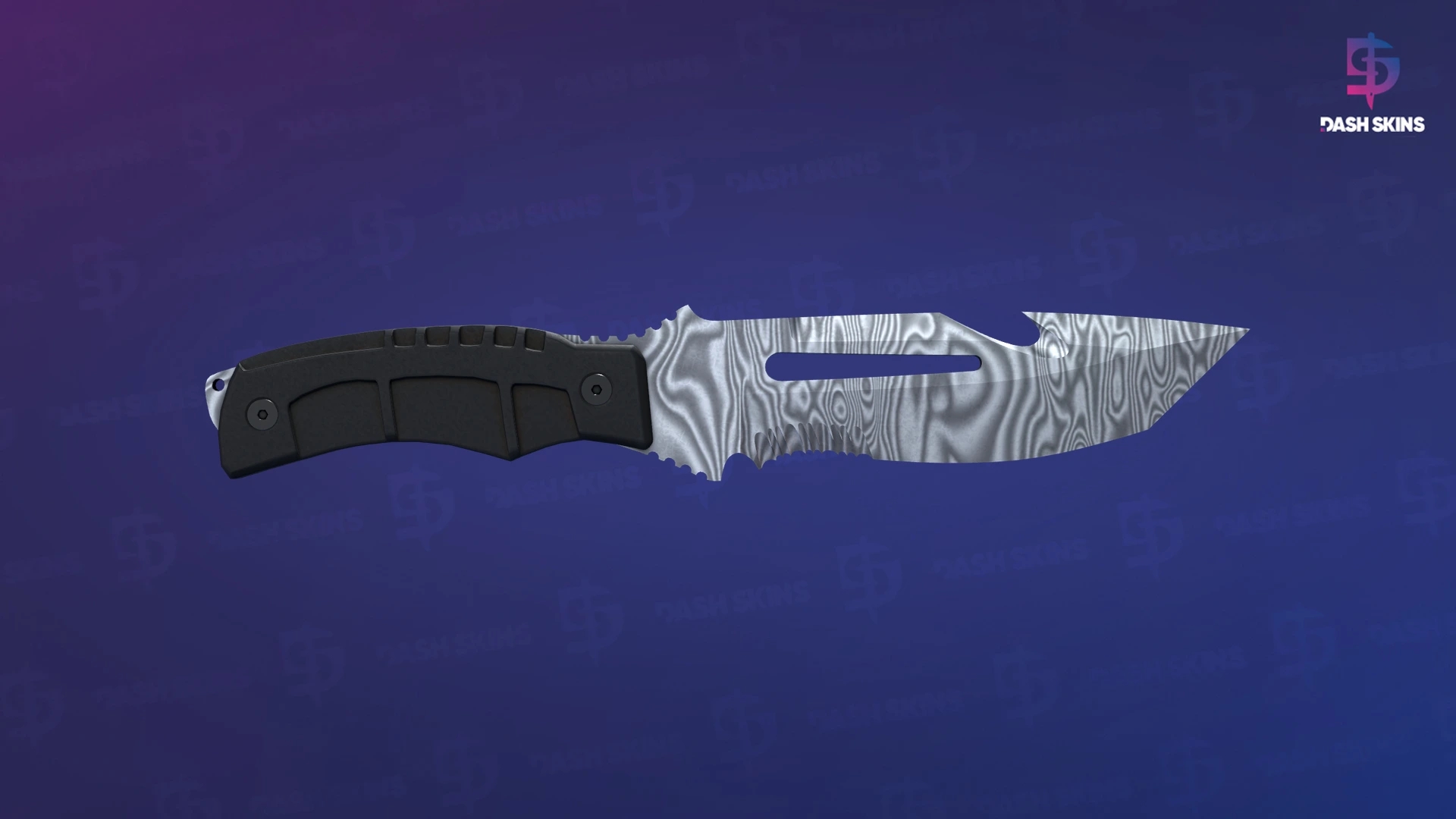 ★ Survival Knife | Damascus Steel (Factory New) Screenshot Playside