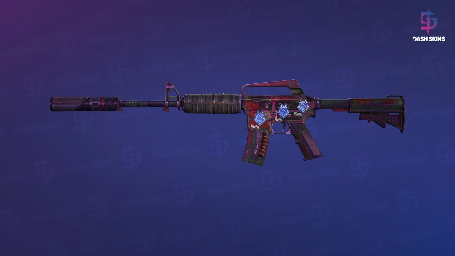 M4A1-S | Night Terror (Battle-Scarred) Screenshot Playside