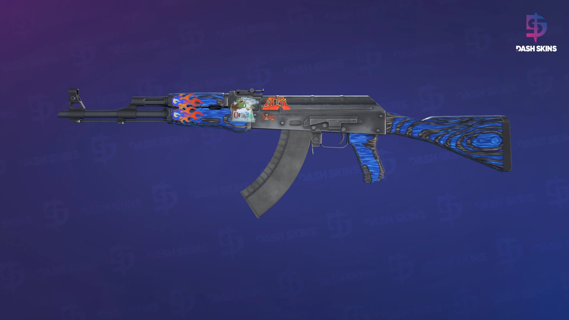 AK-47 | Blue Laminate (Field-Tested) Screenshot Playside
