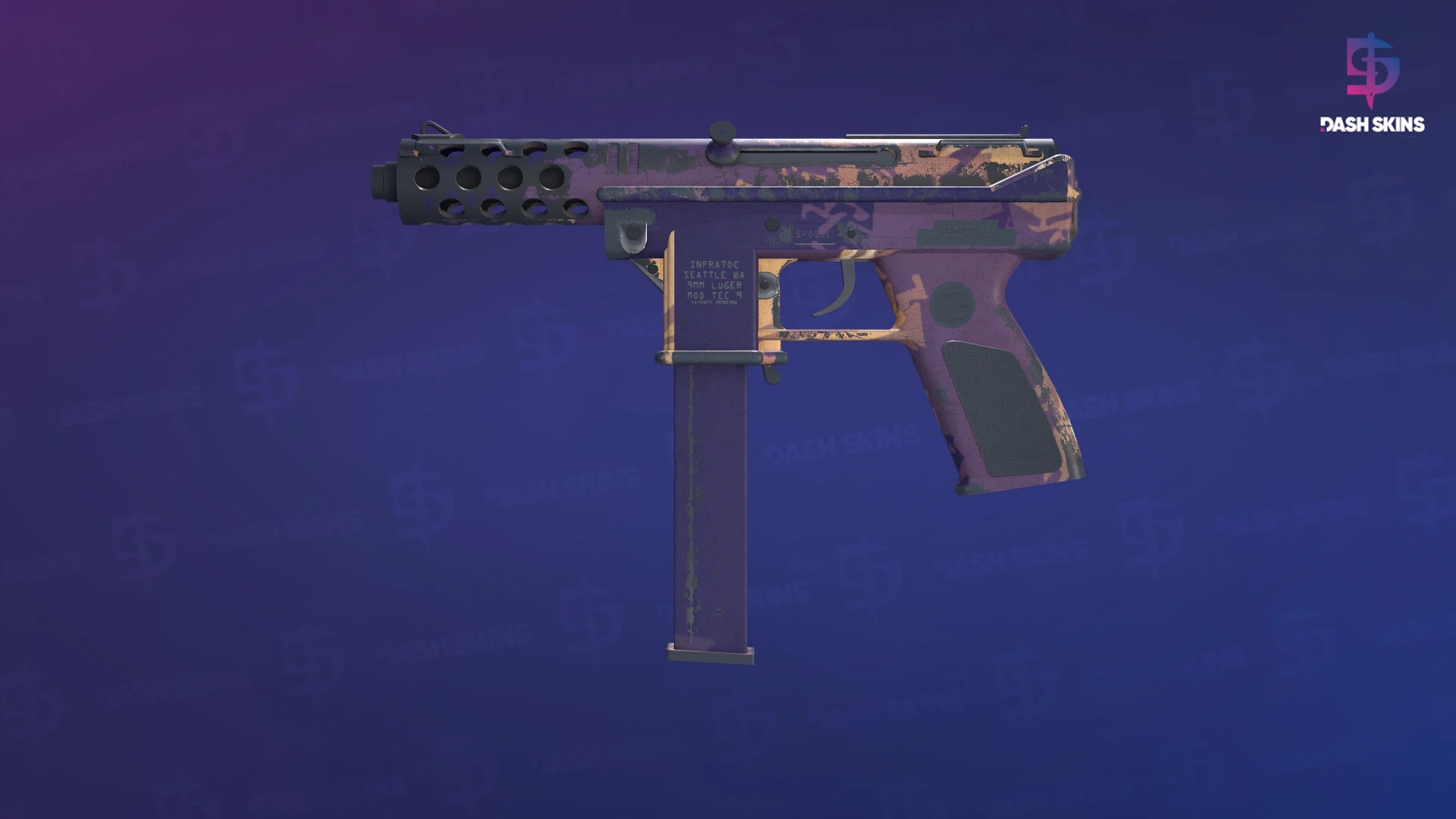 Tec-9 | Sandstorm (Battle-Scarred) Screenshot Playside