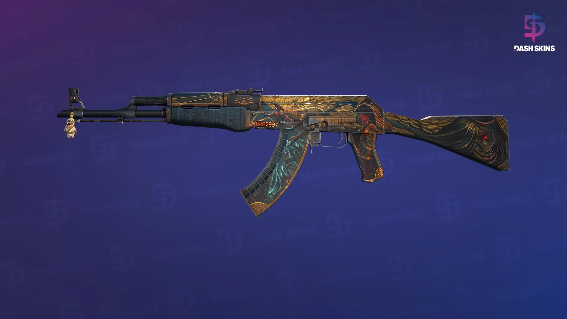StatTrak™ AK-47 | Legion of Anubis (Field-Tested) Screenshot Playside