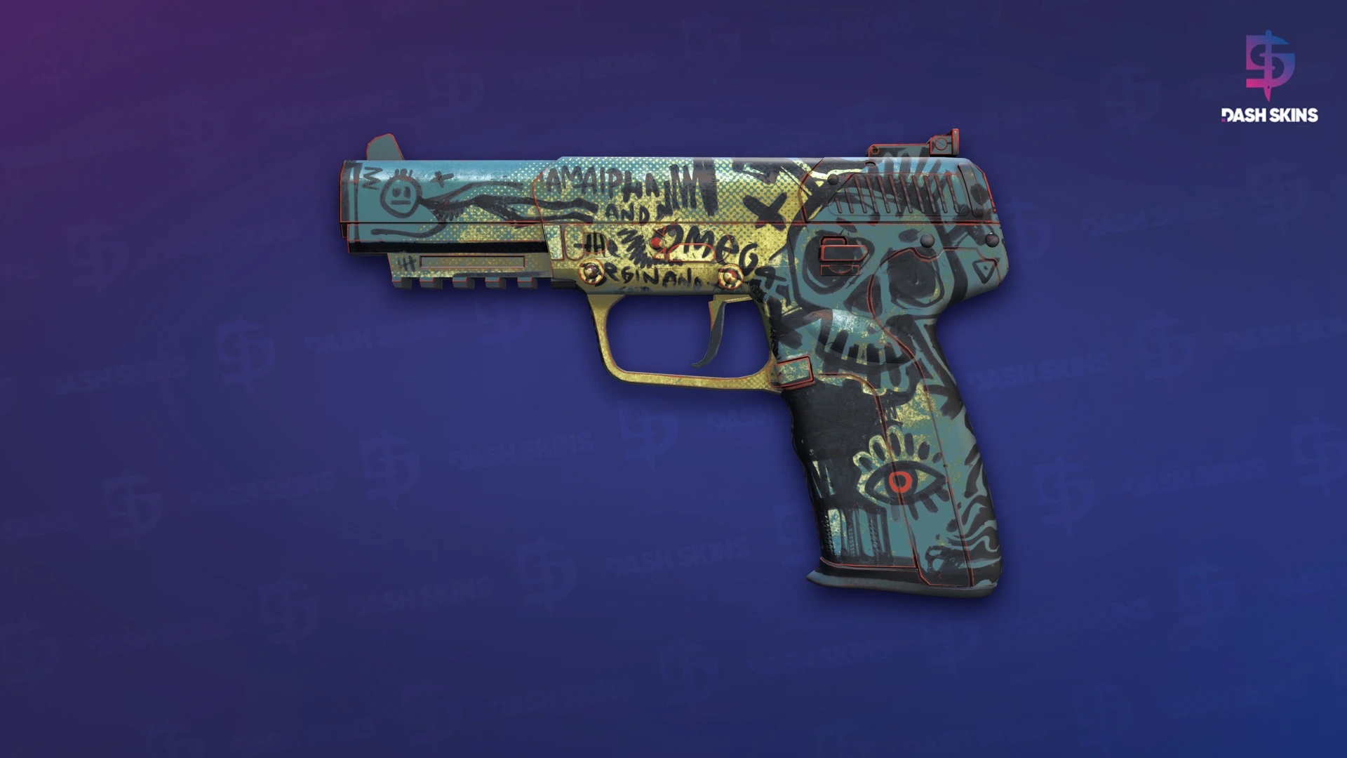 Five-SeveN | Scrawl (Factory New) Screenshot Playside